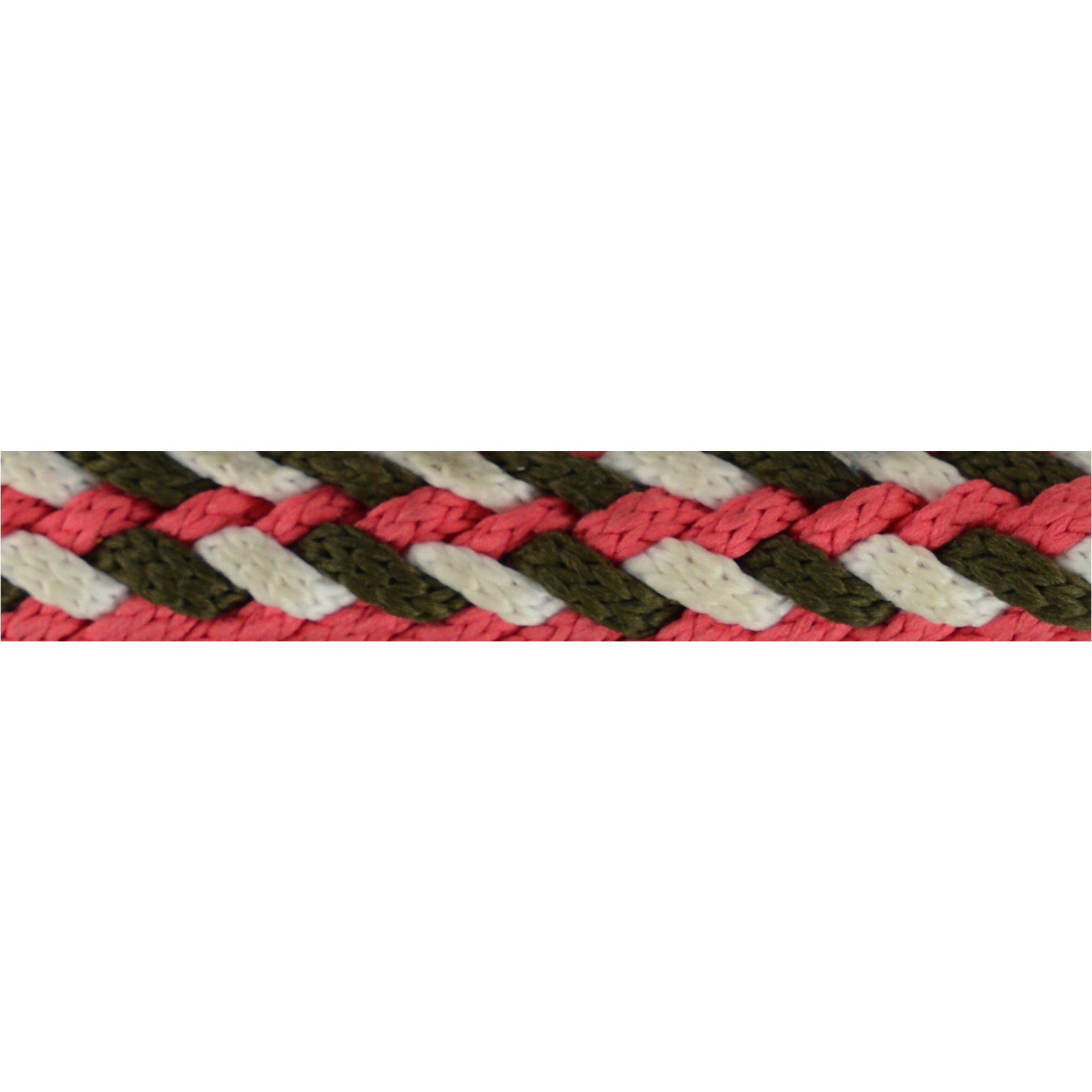 Führstrick mit Karabinerhaken hellbraun/rosa/weiß 250cm Führstrick mit Karabinerhaken hellbraun/rosa/weiß 250cm