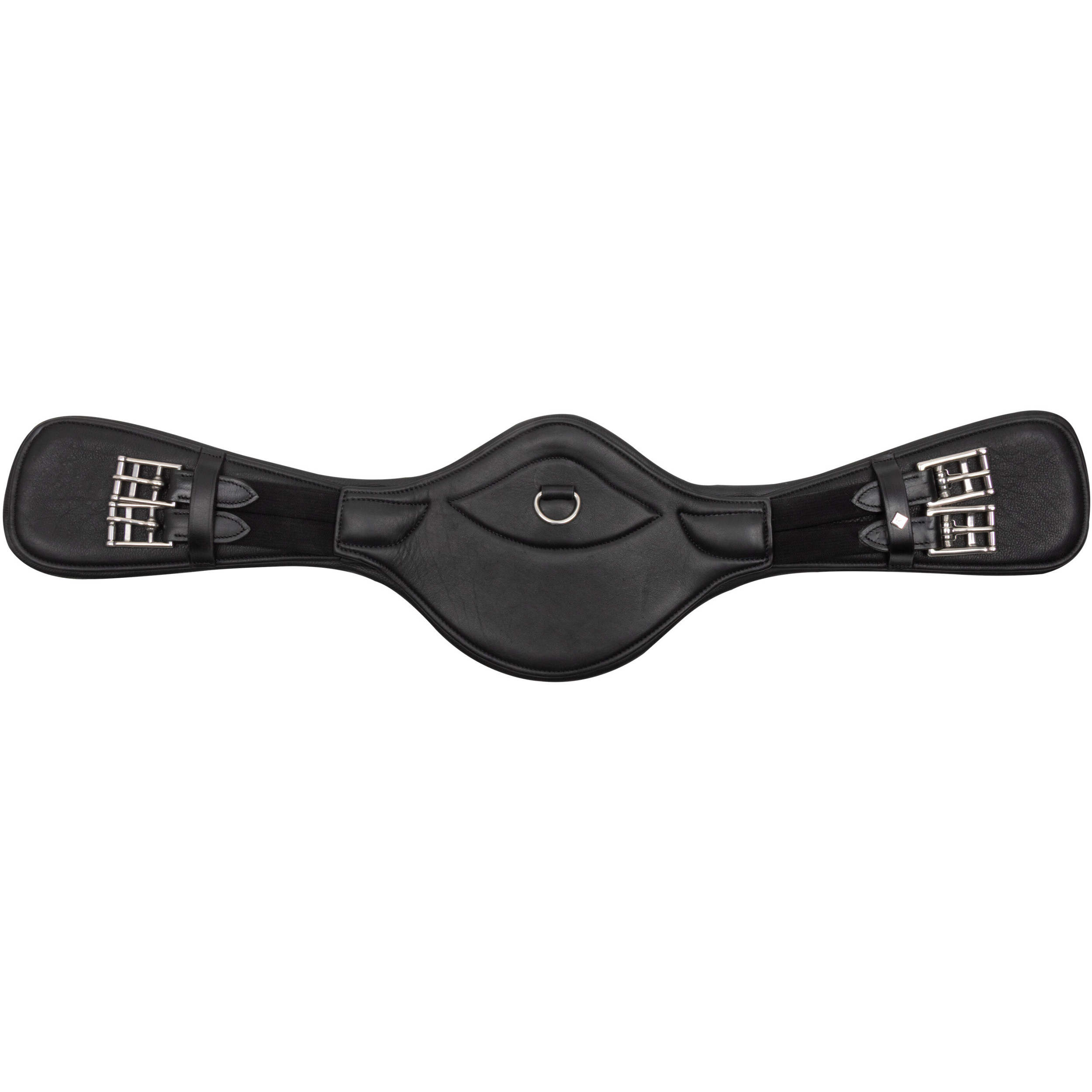 Dressurgurt IRH anatomisch mit Rollenschnallen schwarz