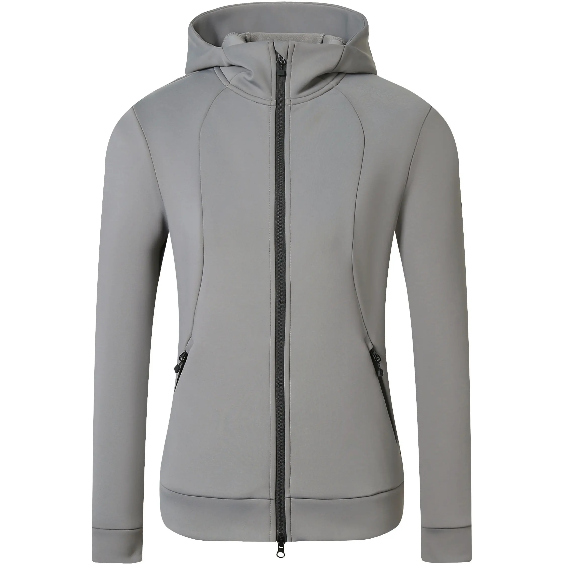 Damen Hoodyjacke H/W 2025 steel grey