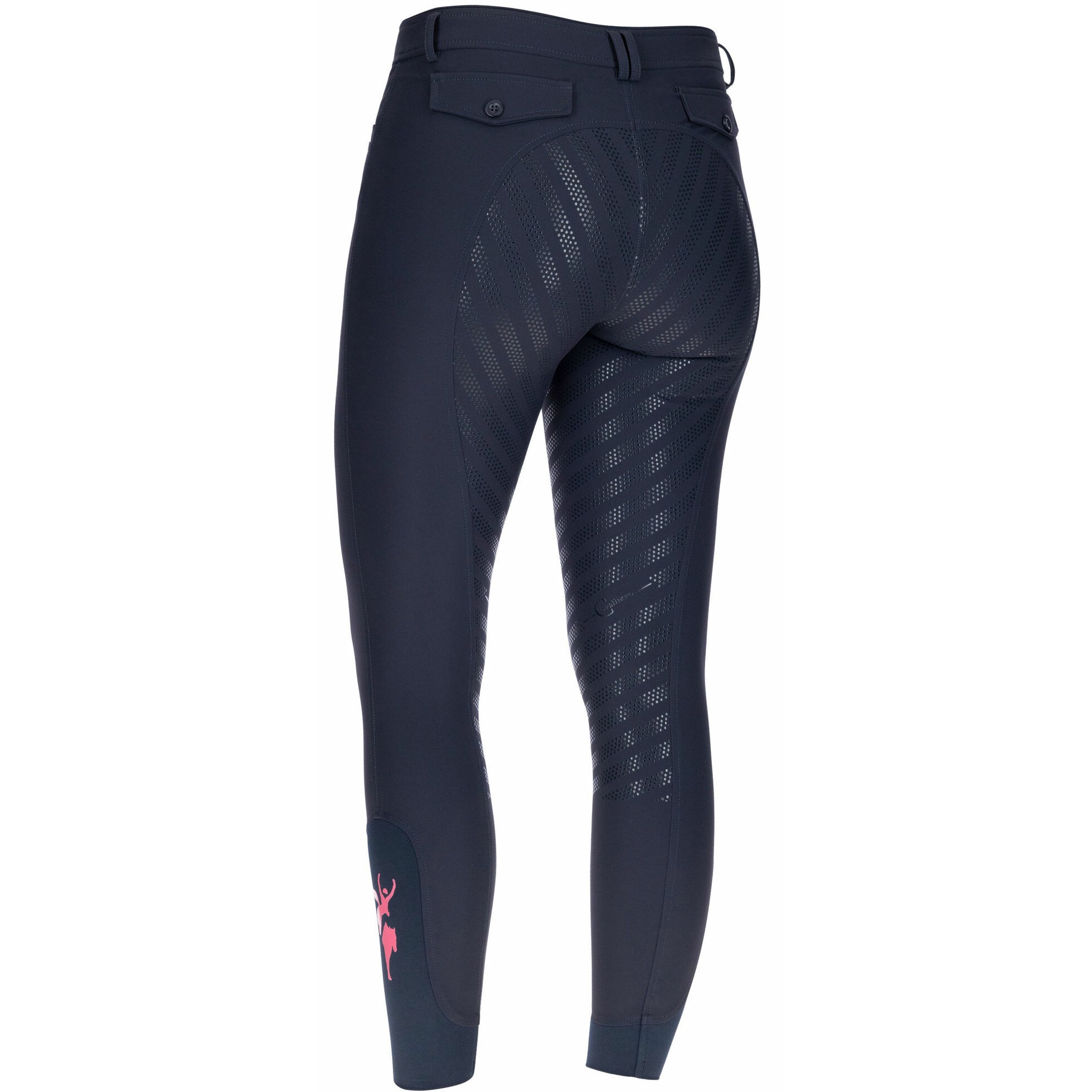 Damen Reithose Silikon Vollbesatz JANNE x PINKRIBBON dark navy