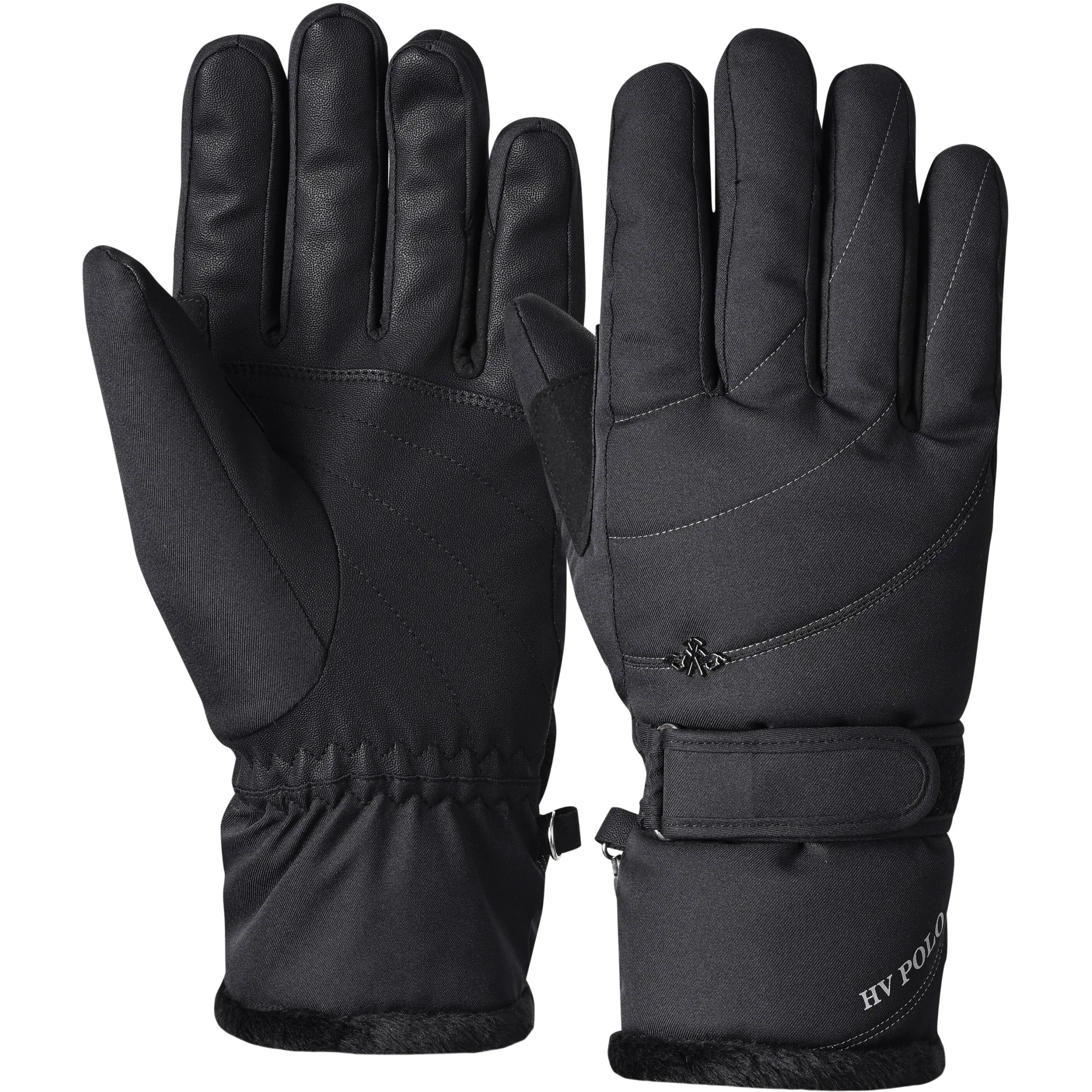Winter Damen Reithandschuhe HVPSports Reflection schwarz