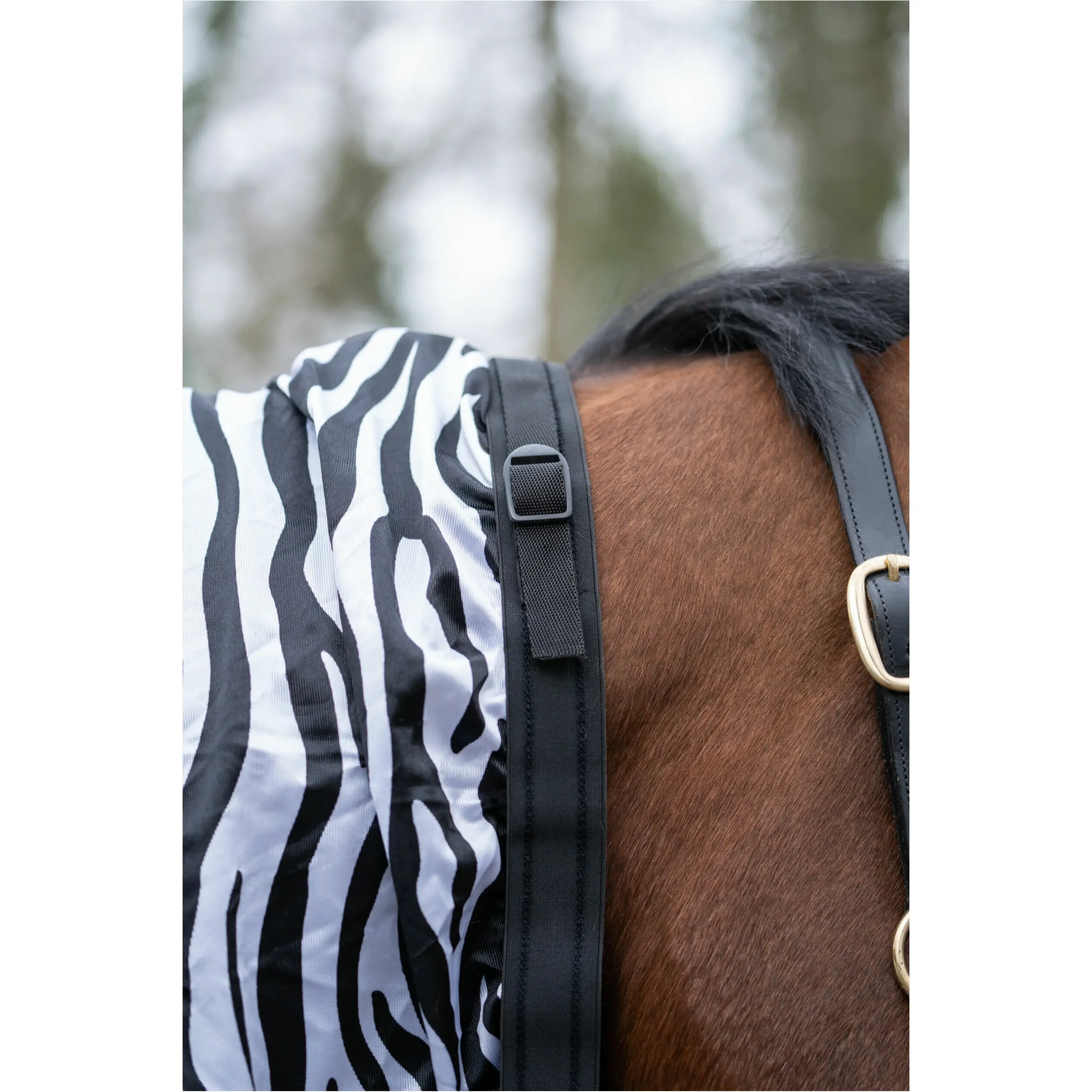 Ekzemerdecke ZEBRA weiß/schwarz
