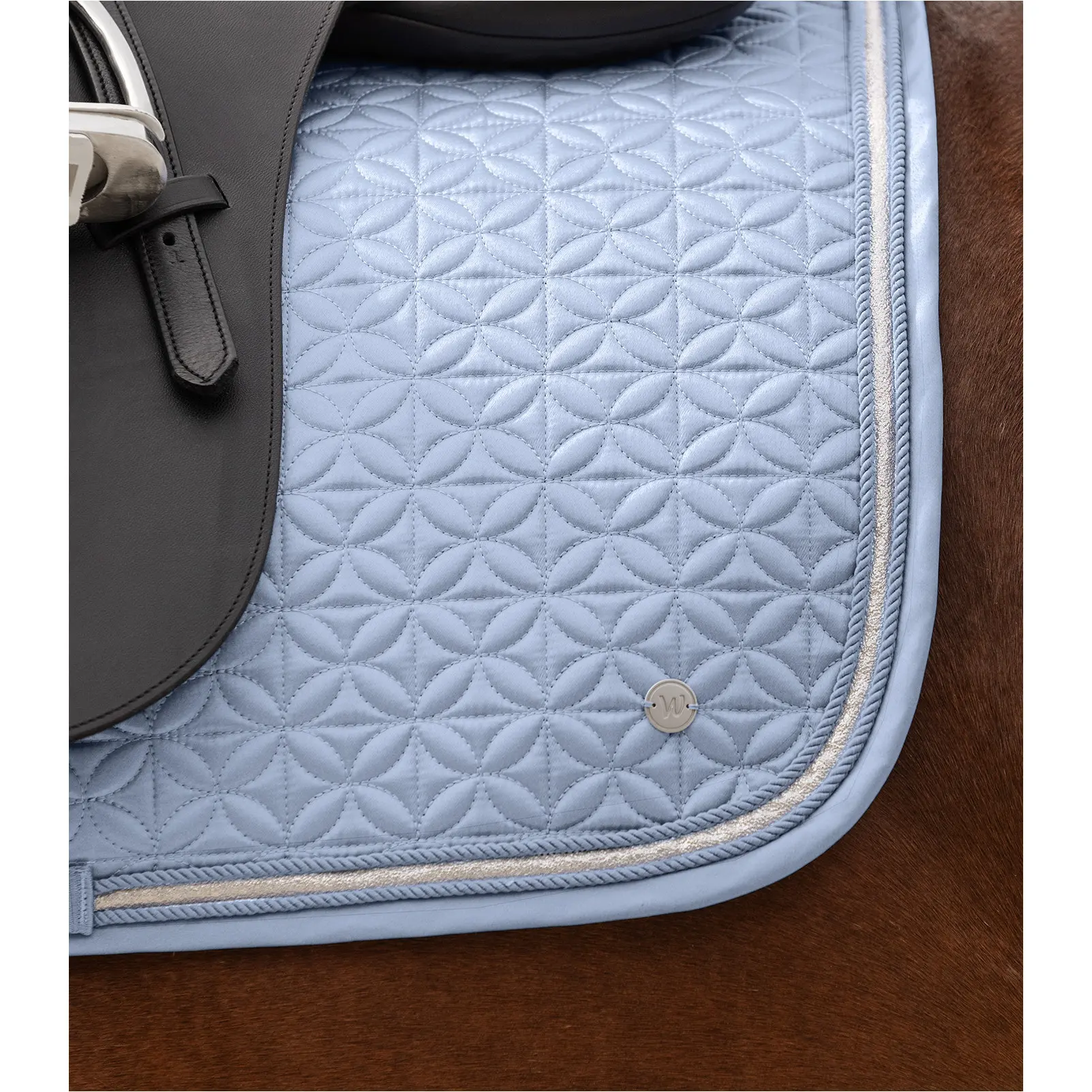 Schabracke ROM pastellblau
