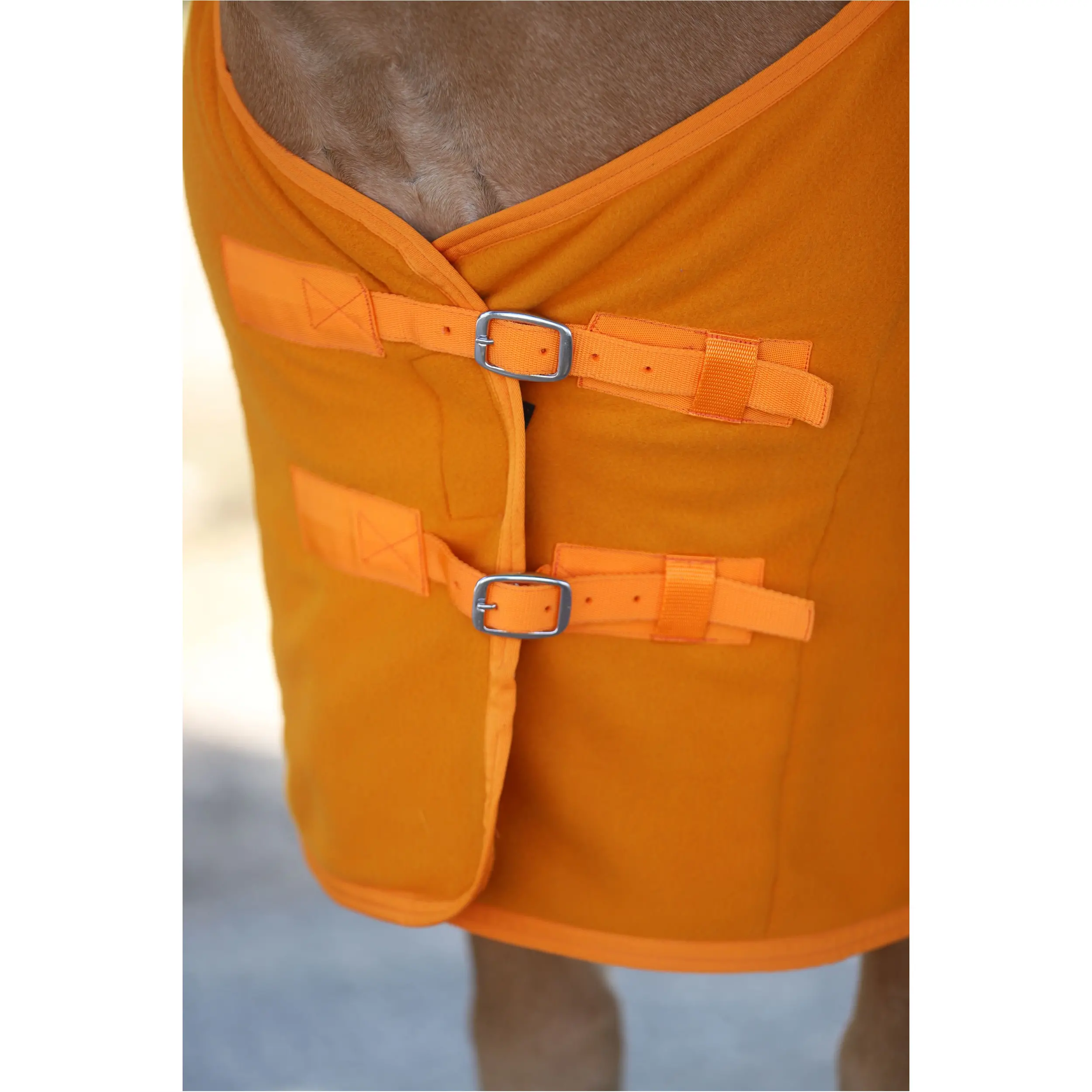 Abschwitzdecke mit Kreuzgurt BASICLINE rost Abschwitzdecke mit Kreuzgurt BASICLINE rost