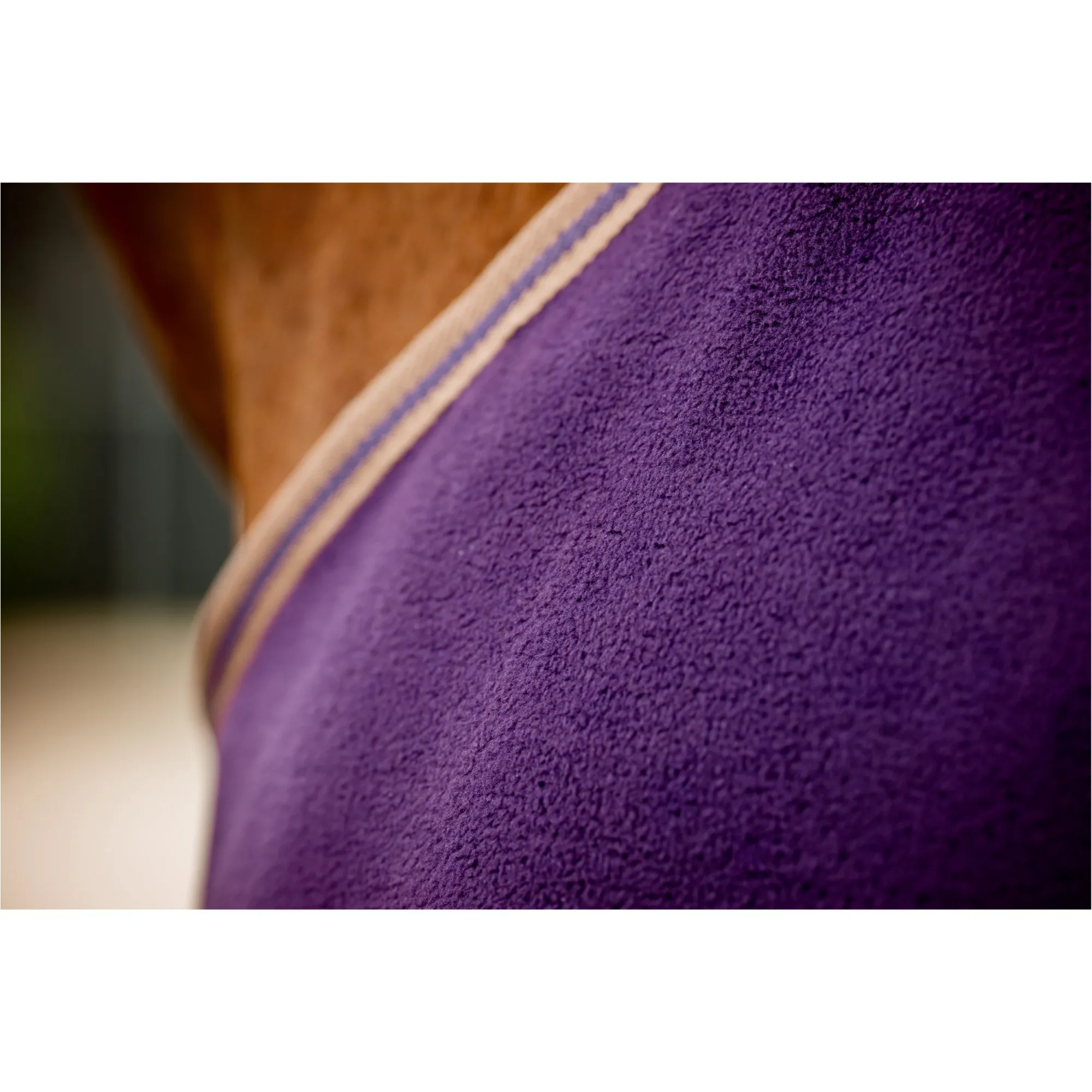Abschwitzdecke AMIGO Fleece Cooler winterberry/taupe