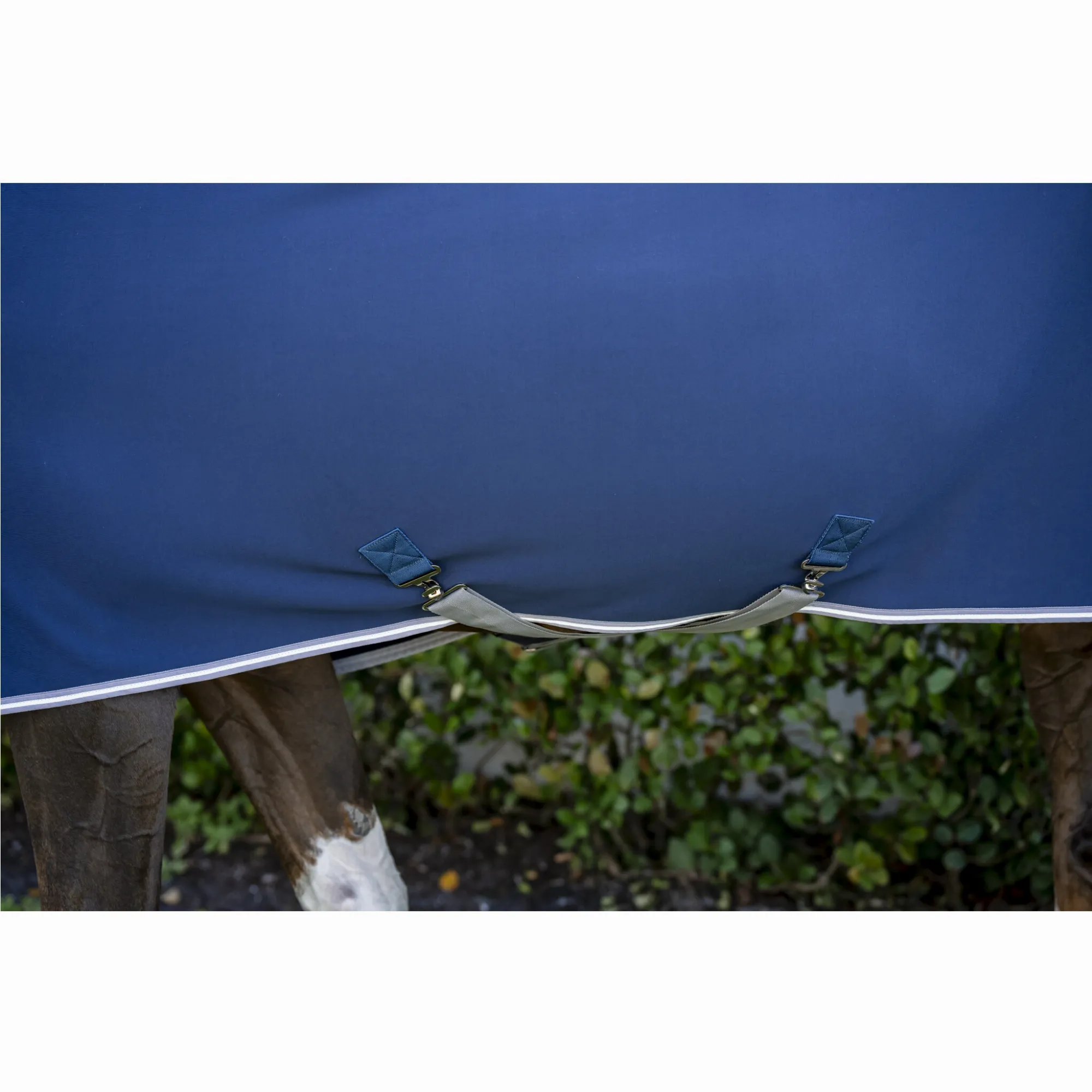 Abschwitzdecke AMIGO Jersey Cooler navy/titanium grey/silver