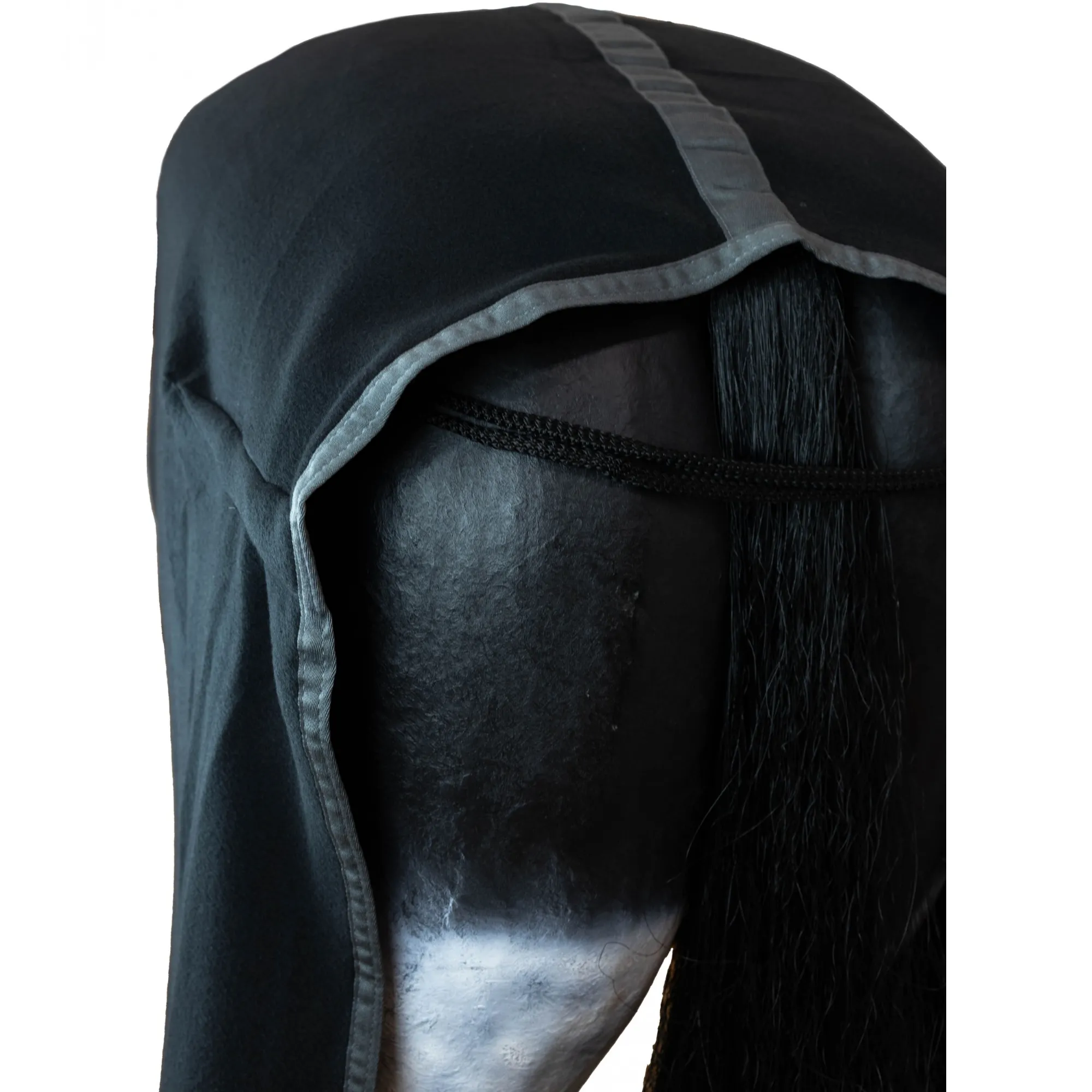 Abschwitzdecke mit Kreuzgurt BASICLINE schwarz