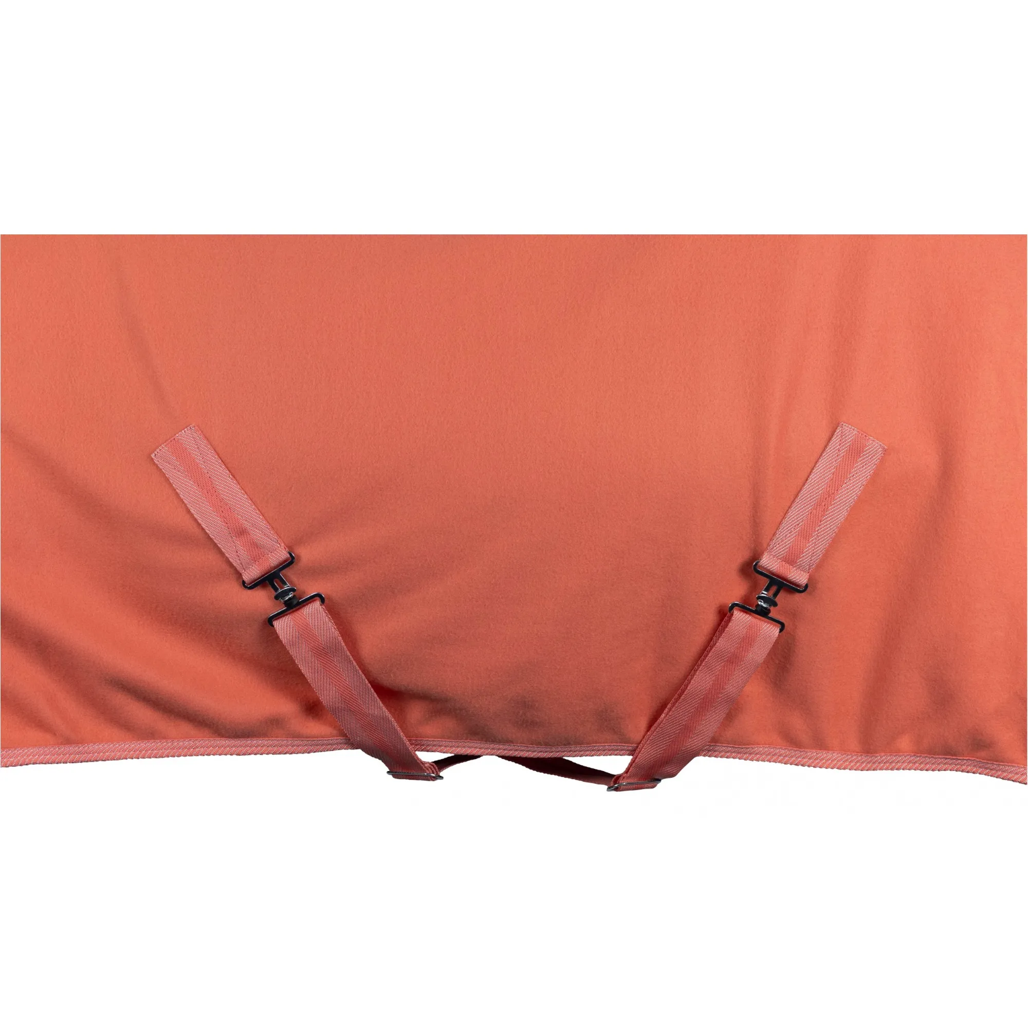 Abschwitzdecke mit Kreuzgurt BASICLINE koralle