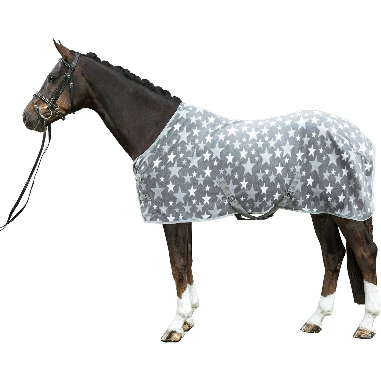Abschwitzdecke STARS grau