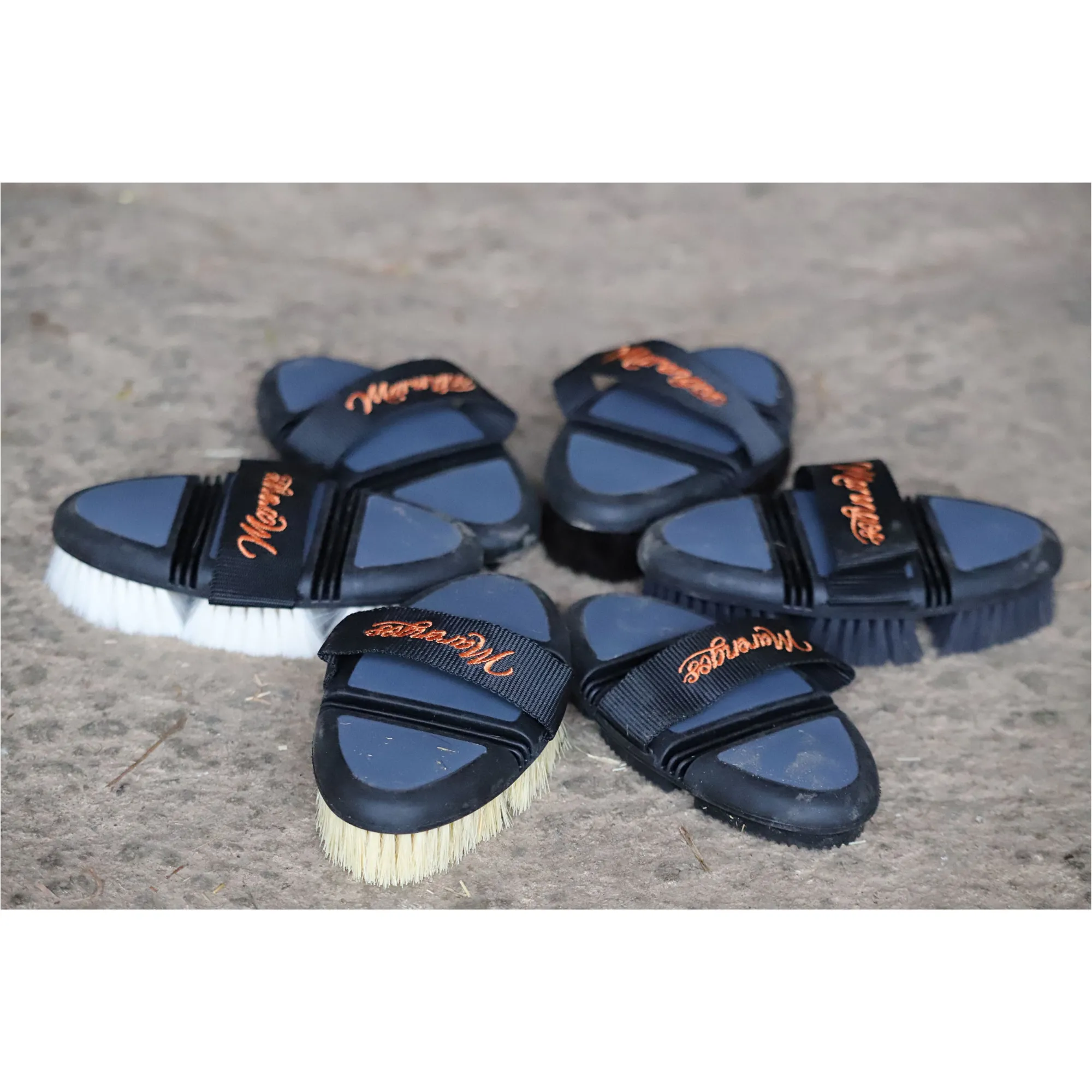 Bürsten-Set FLEX (6-teilig) schwarz/grau