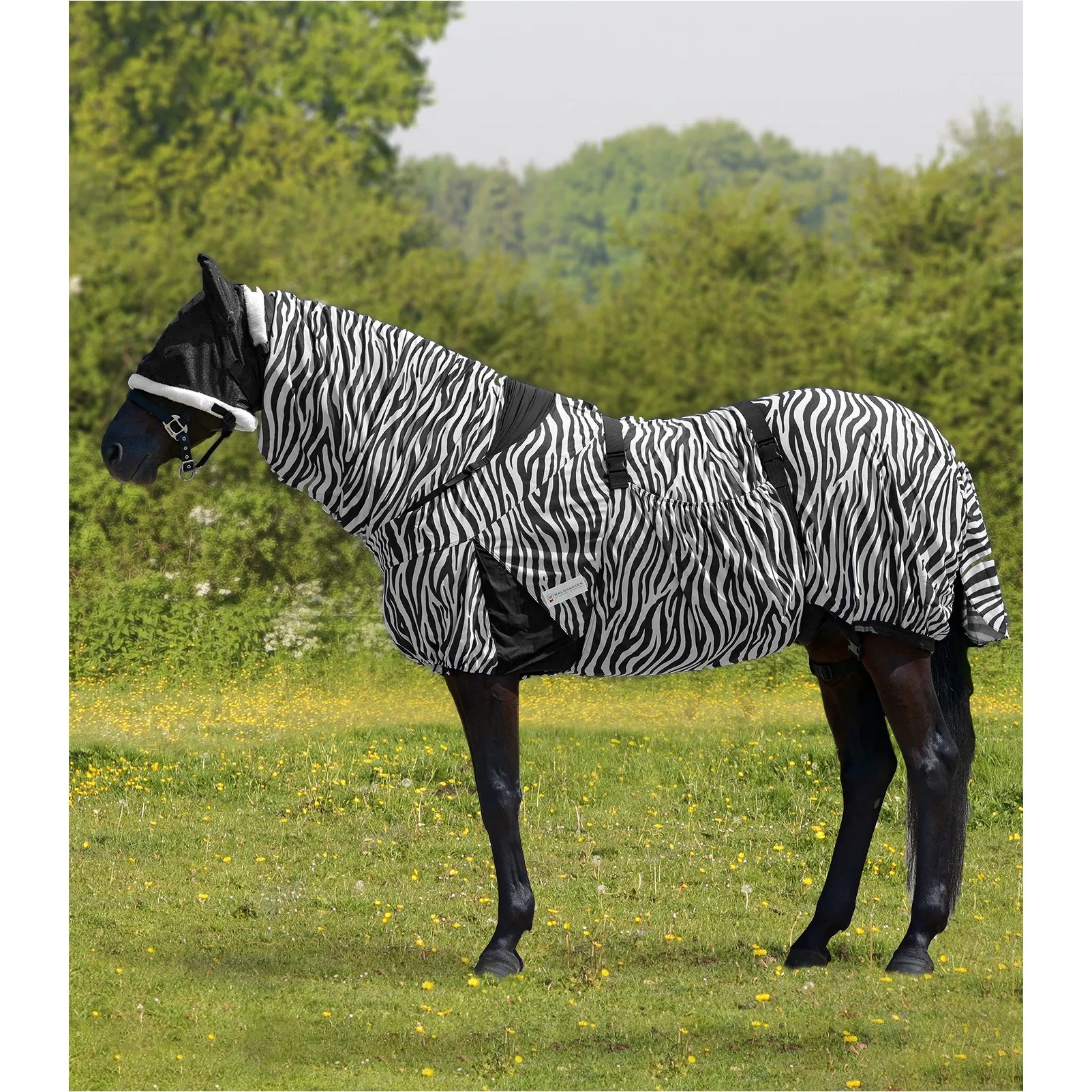 Ekzemerdecke ZEBRA schwarz/weiß