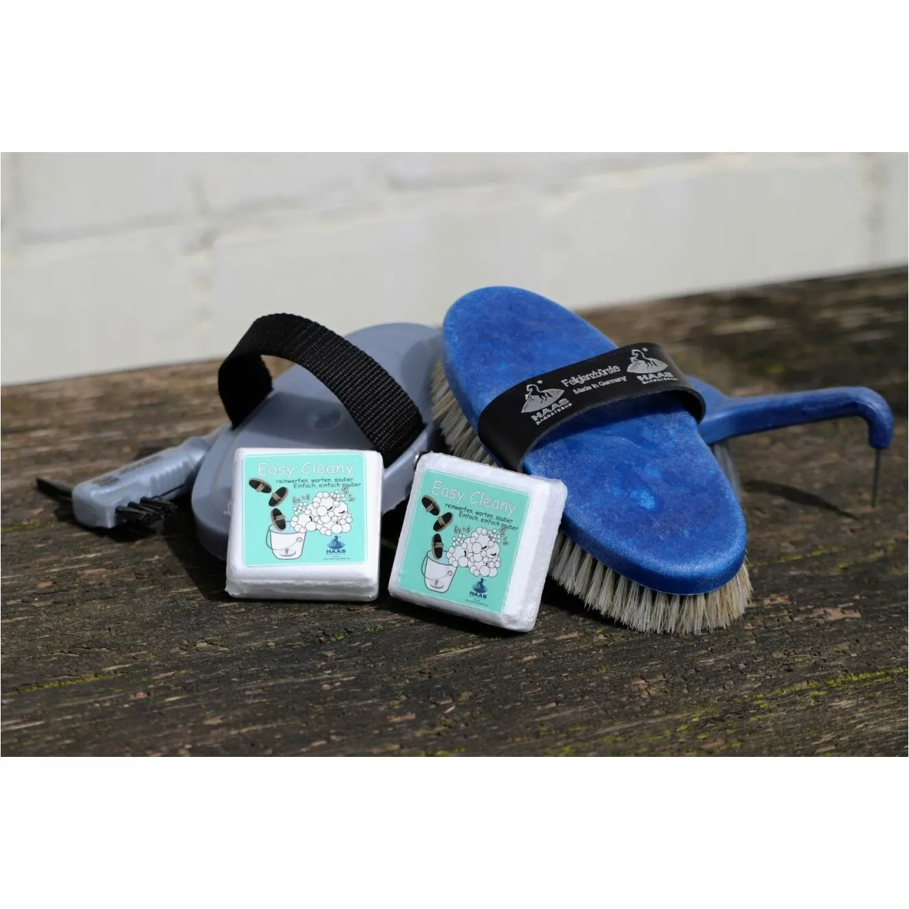 Fellglanzbürste jeansblau