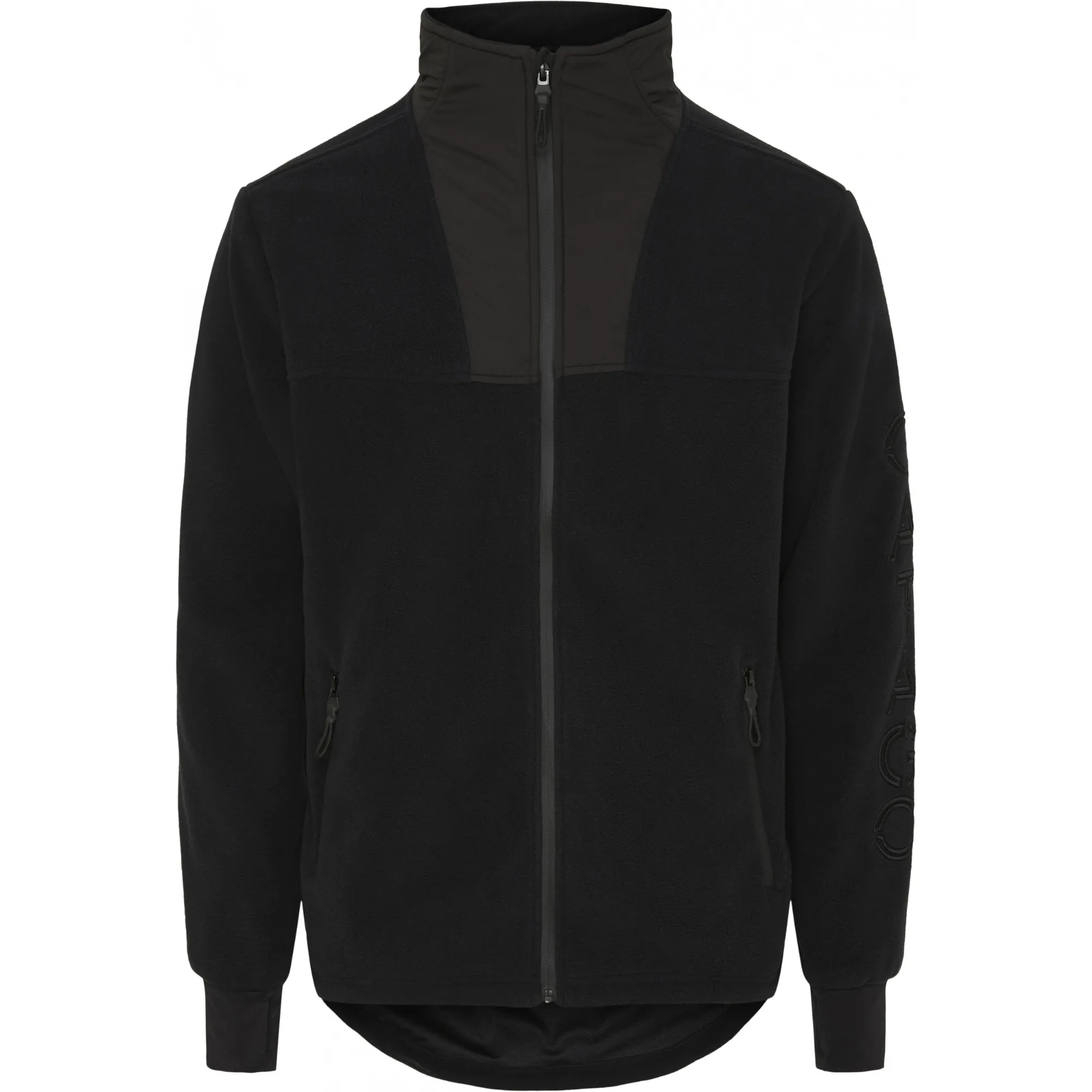Herren Fleecejacke AIDEN Zip schwarz