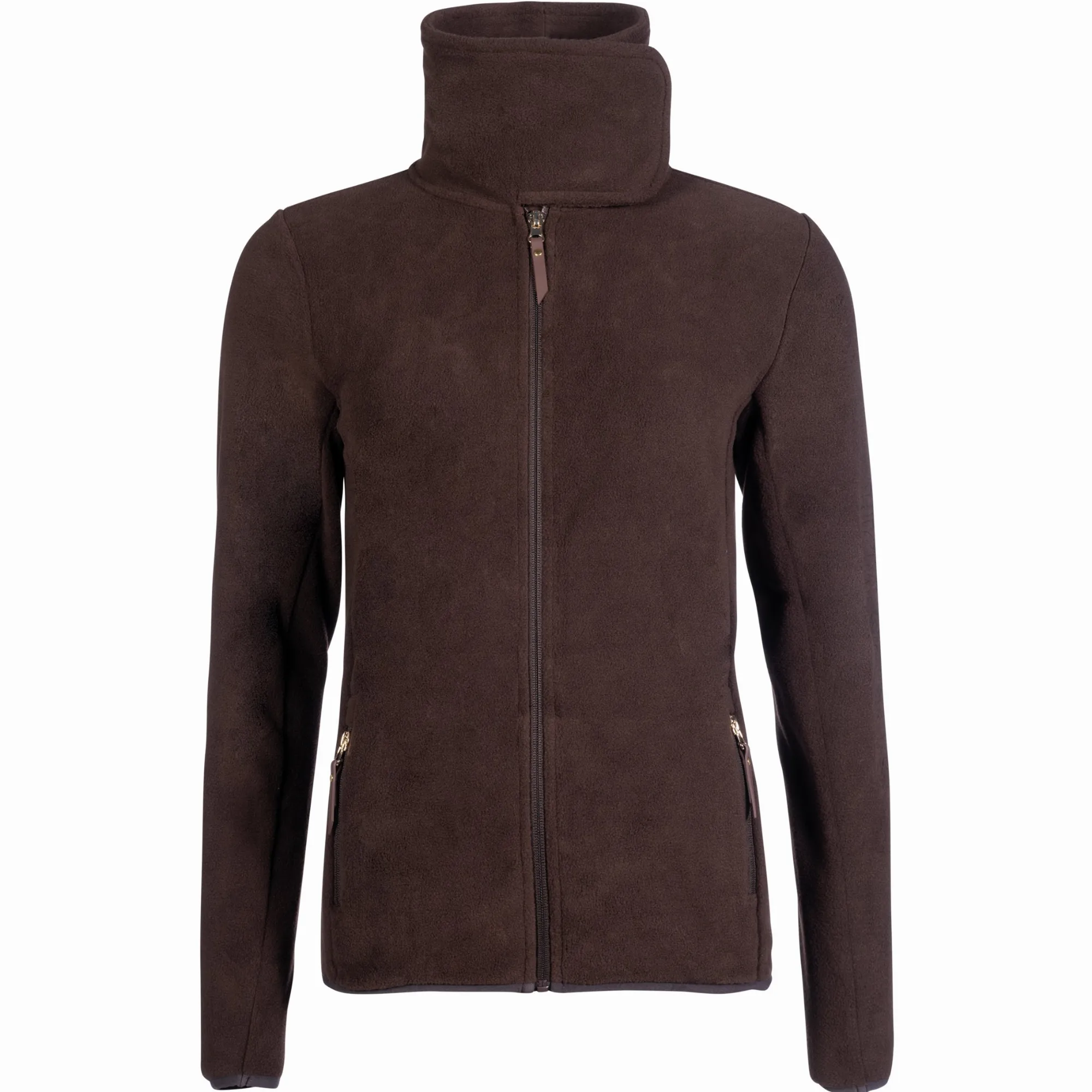 Damen Fleecejacke BASIL dunkelbraun