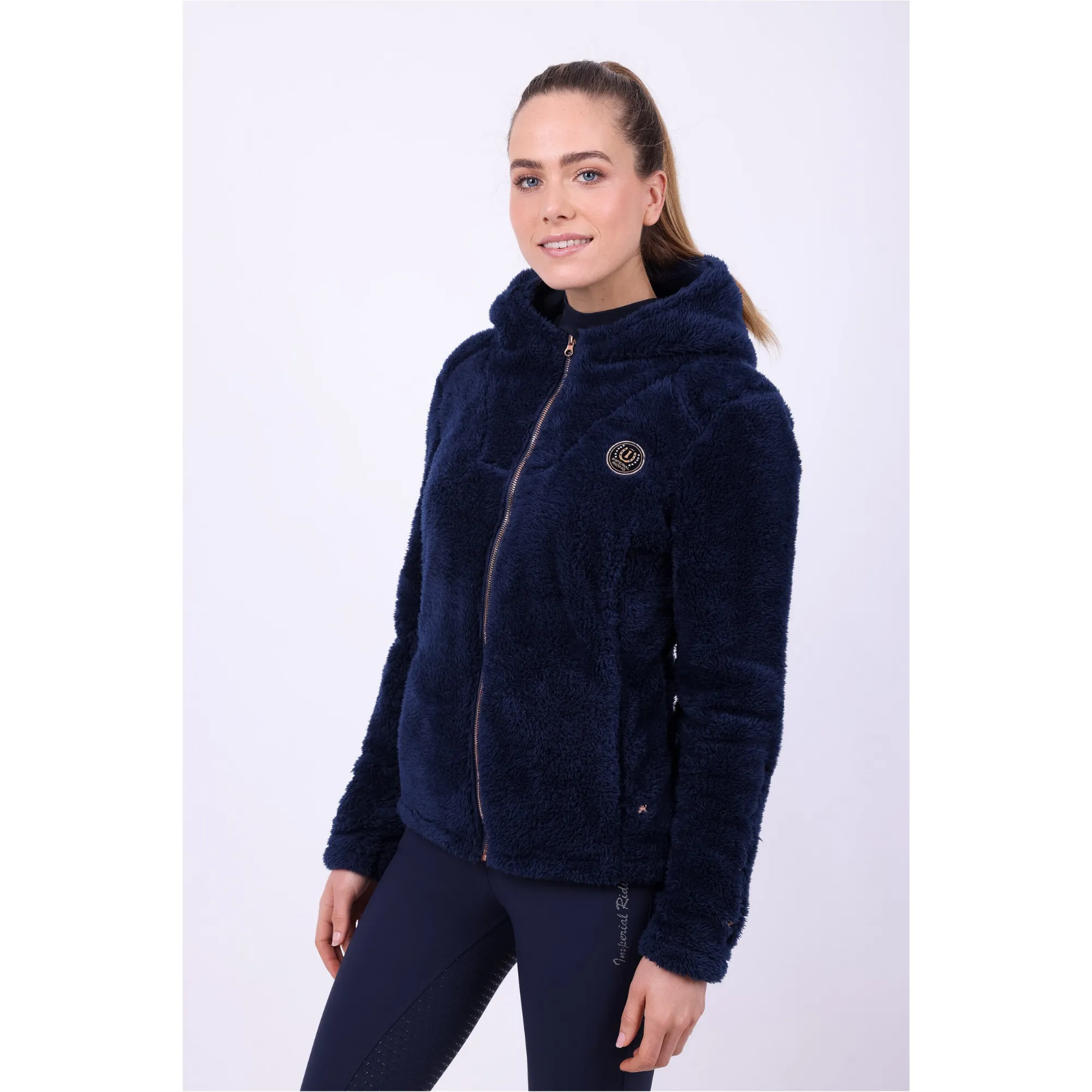 Damen Fleecejacke IRHCosy navy