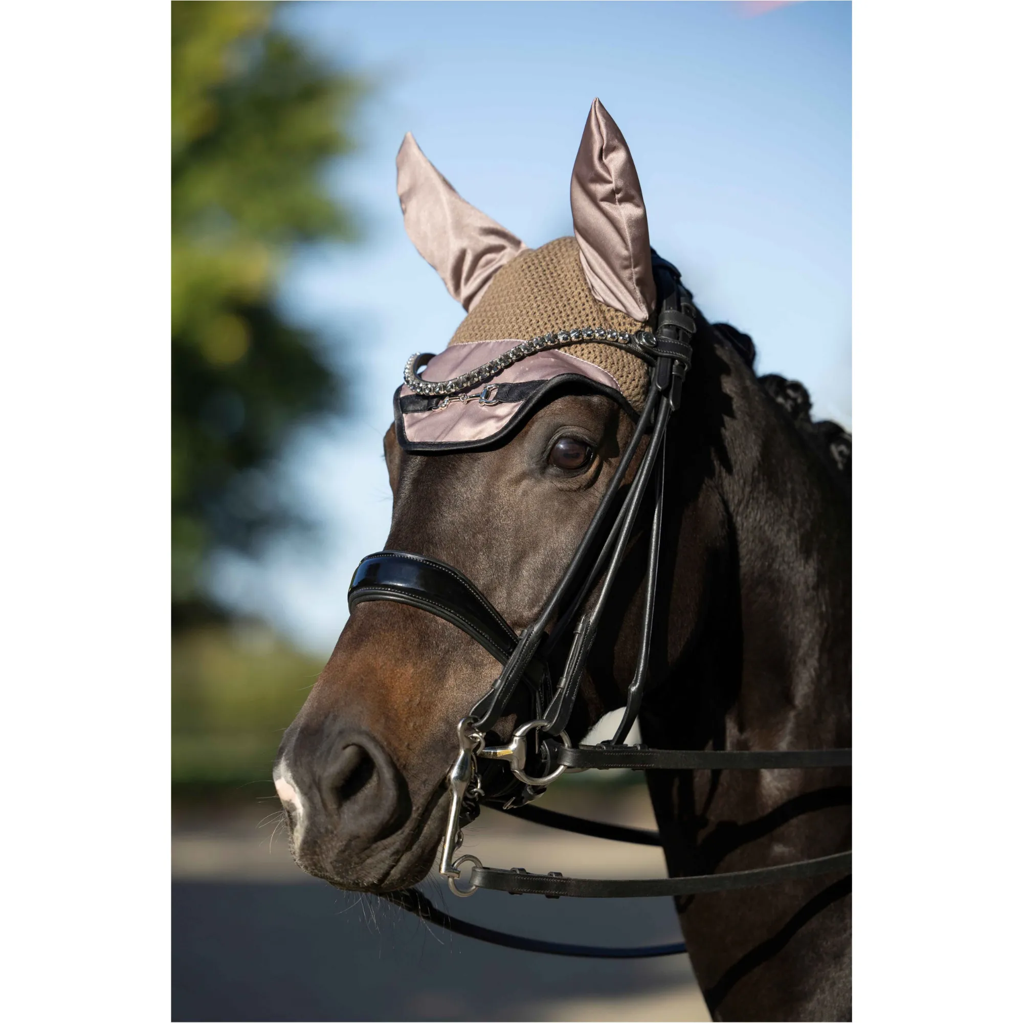 Fliegenhaube GOLDEN BIT taupe
