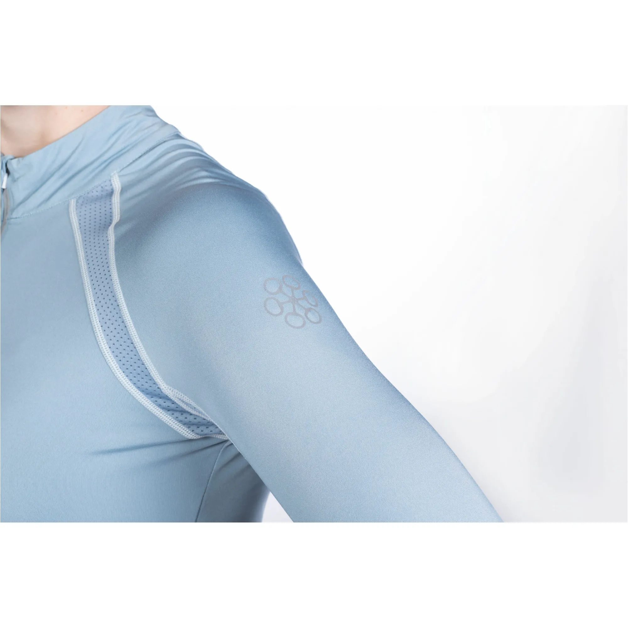 Damen Funktionsshirt Langarm BLOOMSBURY rauchblau