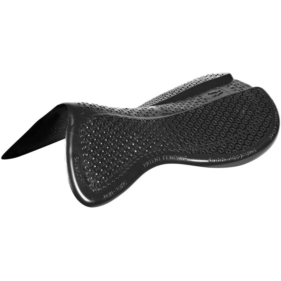 Gel-Sattelpad zum Anheben des Hinterzwiesels schwarz 56,5cm