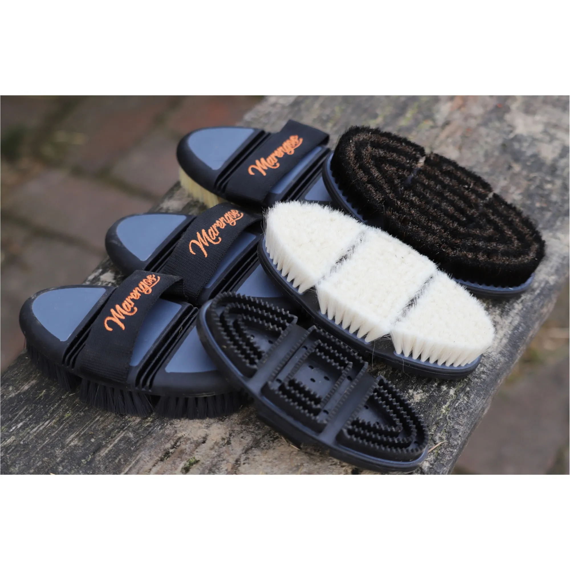 Glanzbürste FLEX schwarz/grau