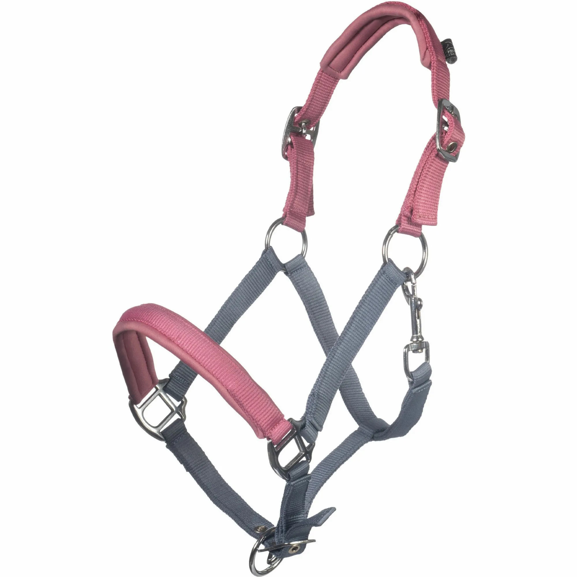 Halfter BARNIE rauchblau/pink