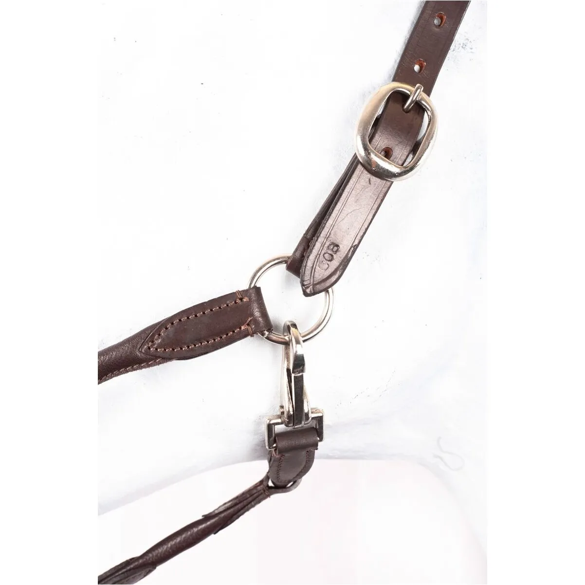 Halfter rundgenäht BASICLINE Leder braun