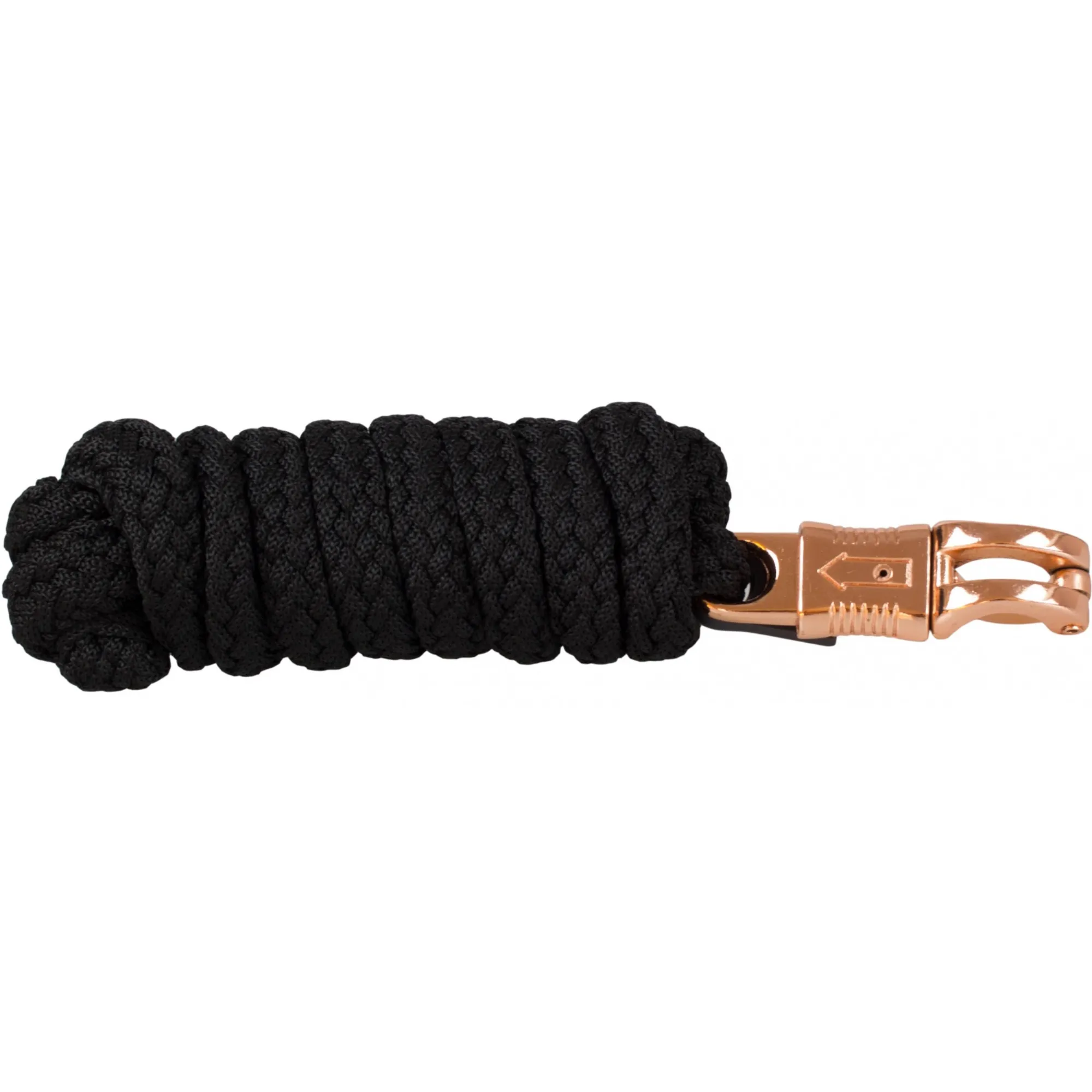 Halfter-Set mit Führstrick ELEGANT schwarz/roségold