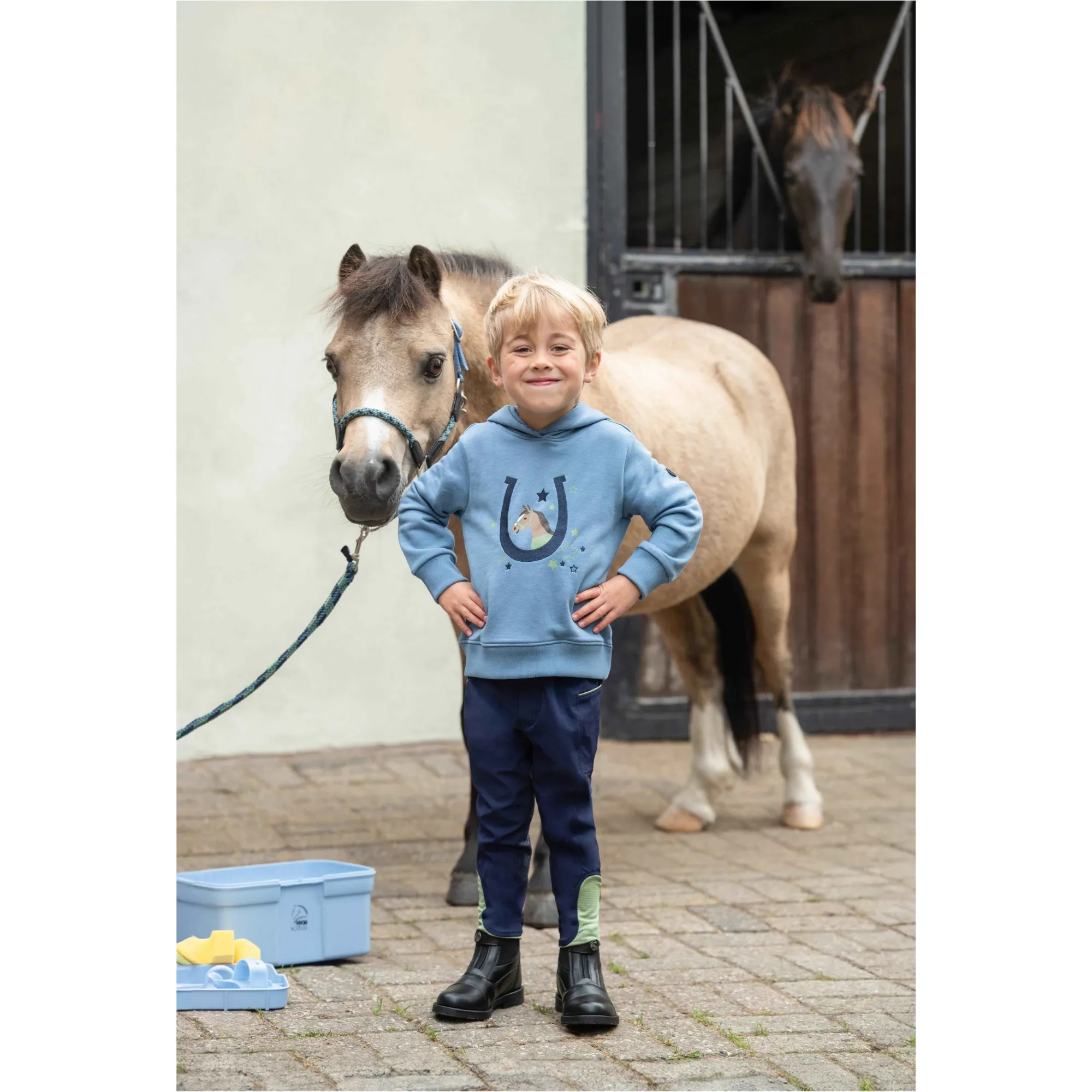 Kinder Hoody DIANA rauchblau