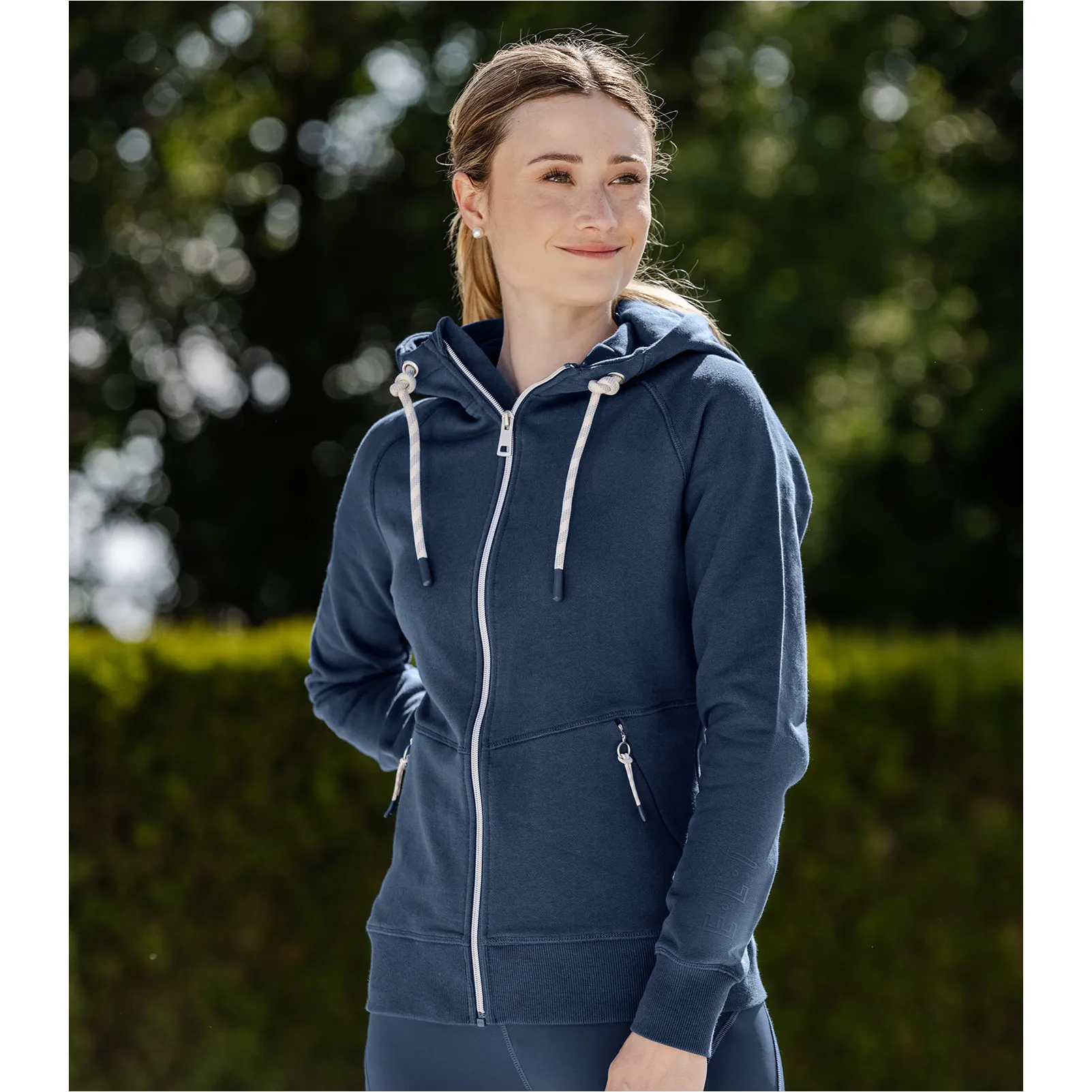Damen Hoody-Jacke PAMPLONA denimblau