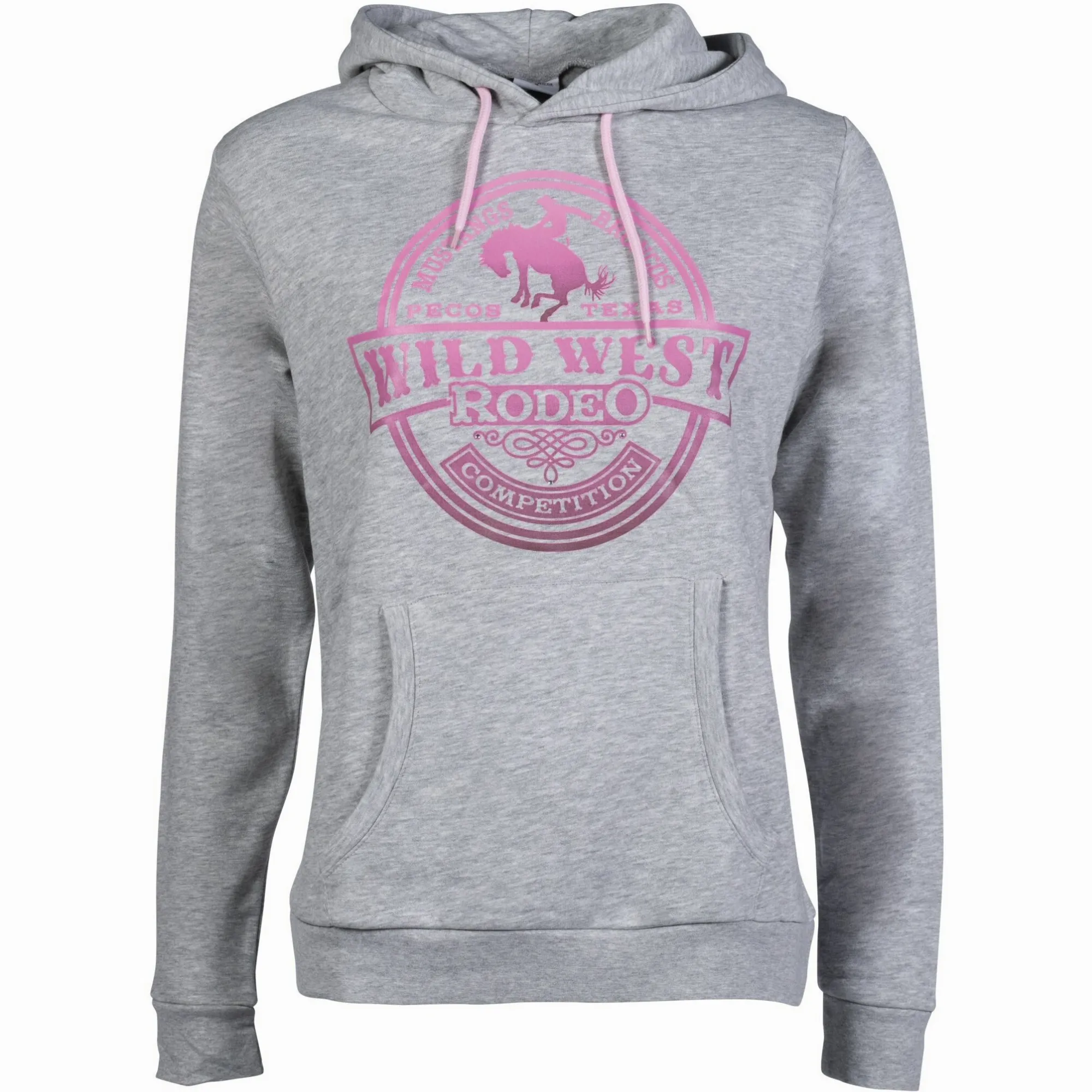 Damen Hoody WILD WEST hellgrau