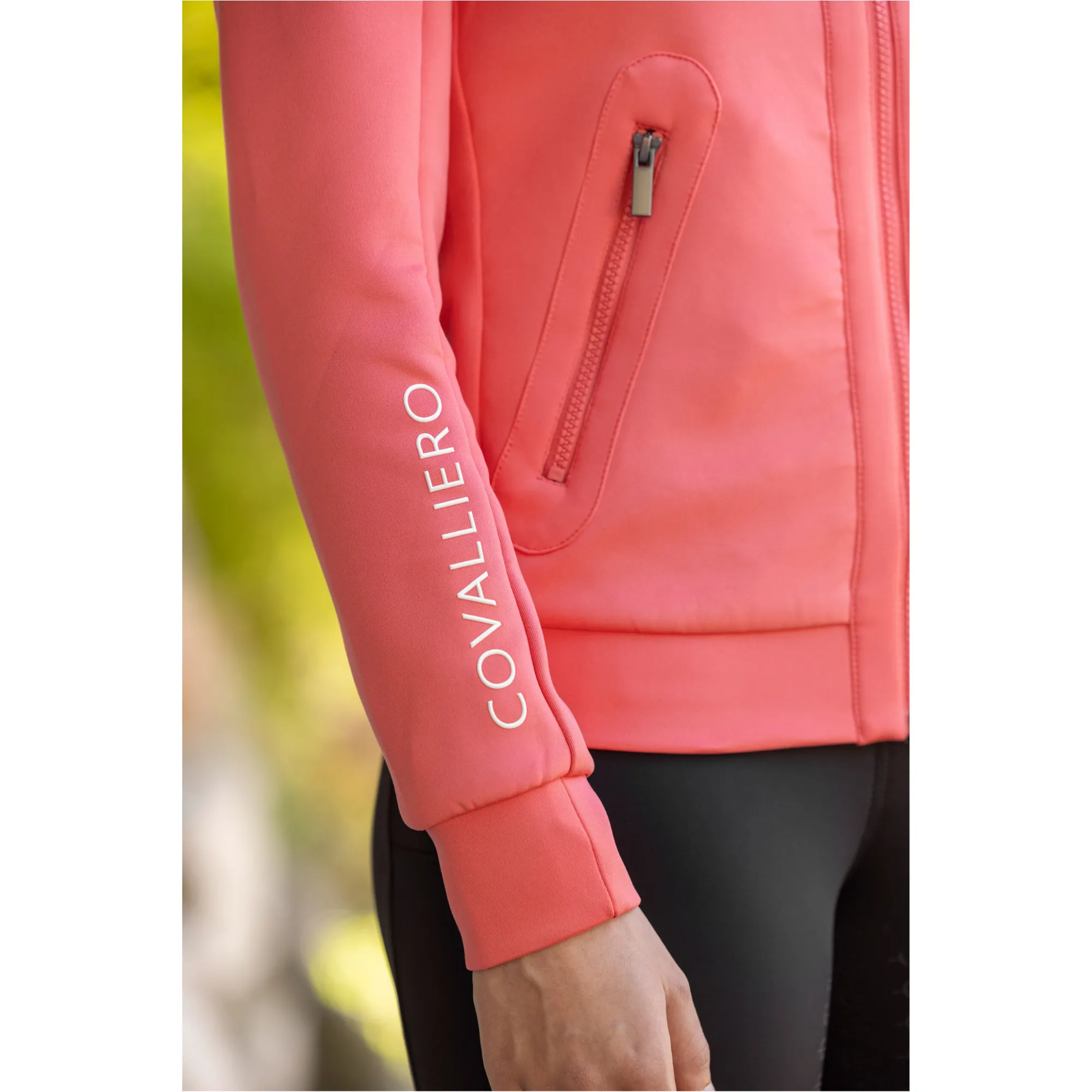 Damen Hoodyjacke F/S 2025 coral