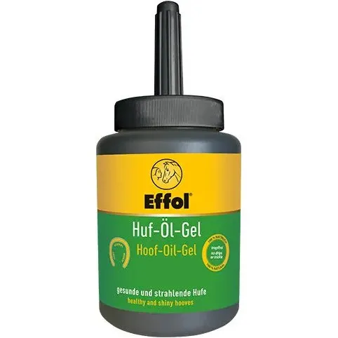 Huf-Öl Gel mit Pinsel schwarz 475ml