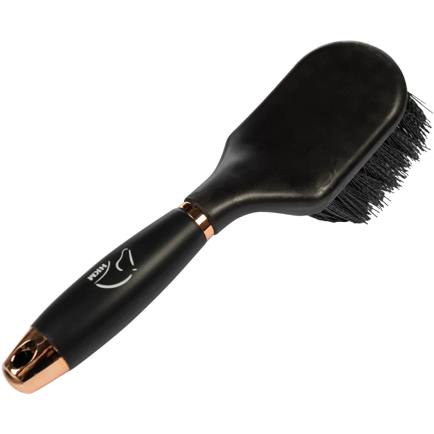 Hufbürste mit Gelgriff schwarz/rosegold
