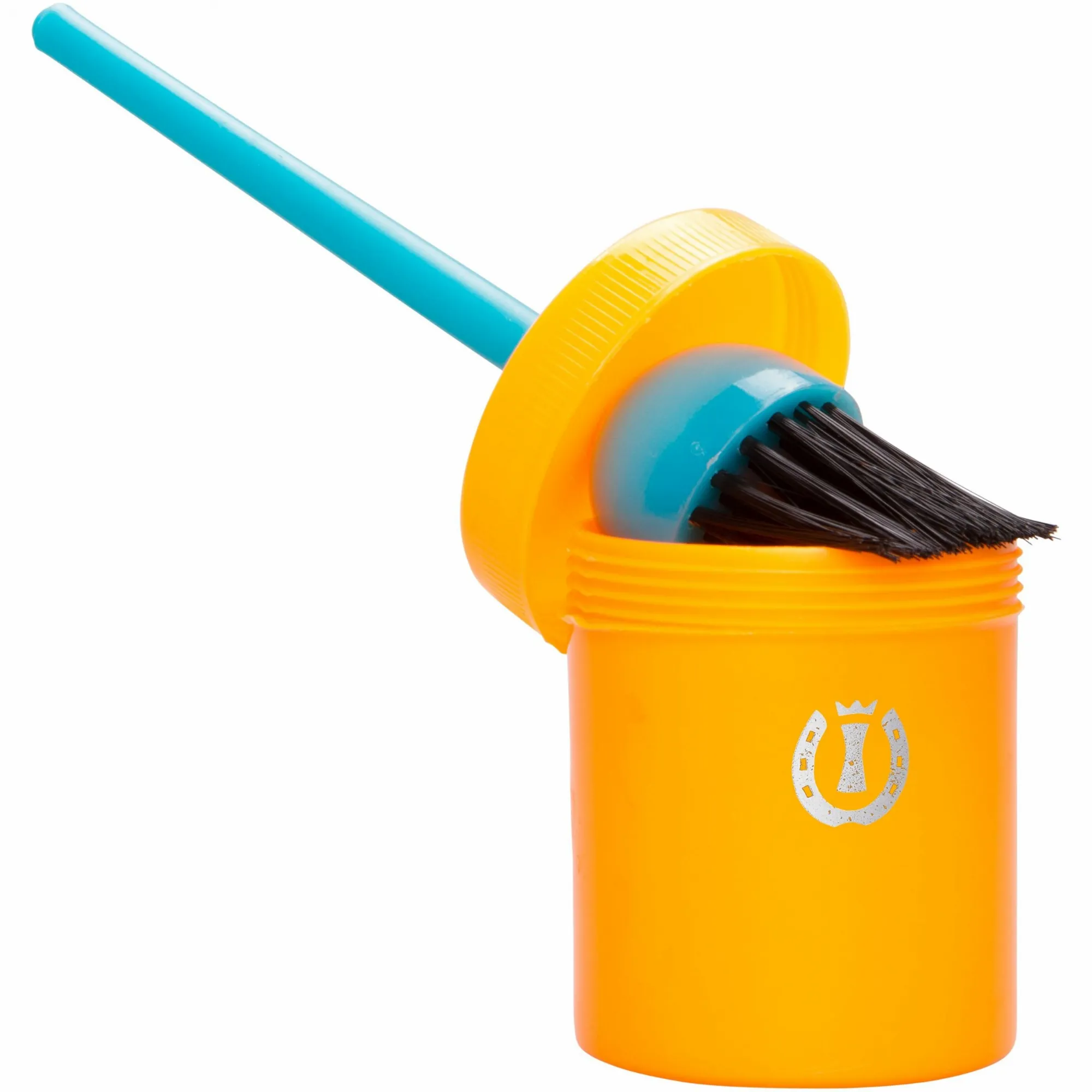 Hufpinsel mit Dose IRH neon orange