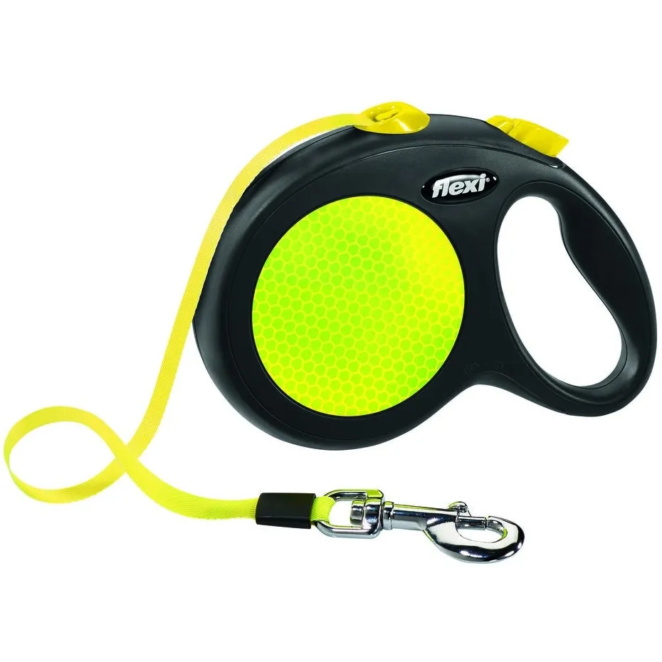 Hundeleine flexi Seil NEW NEON neon gelb