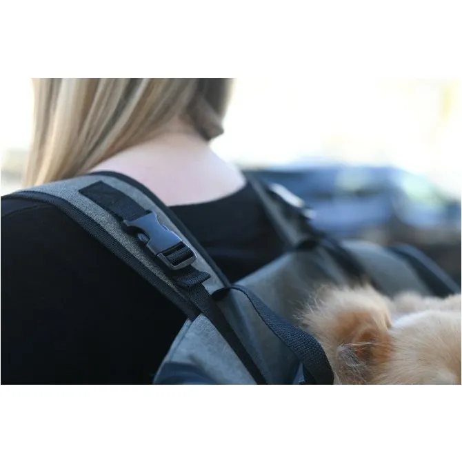 Hunderucksack VACATION grau/blau