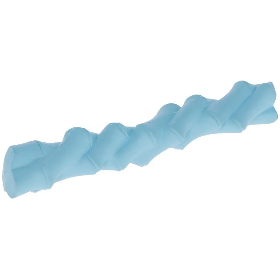 Hundespielzeug Stab aus Vollgummi blau 20,5cm