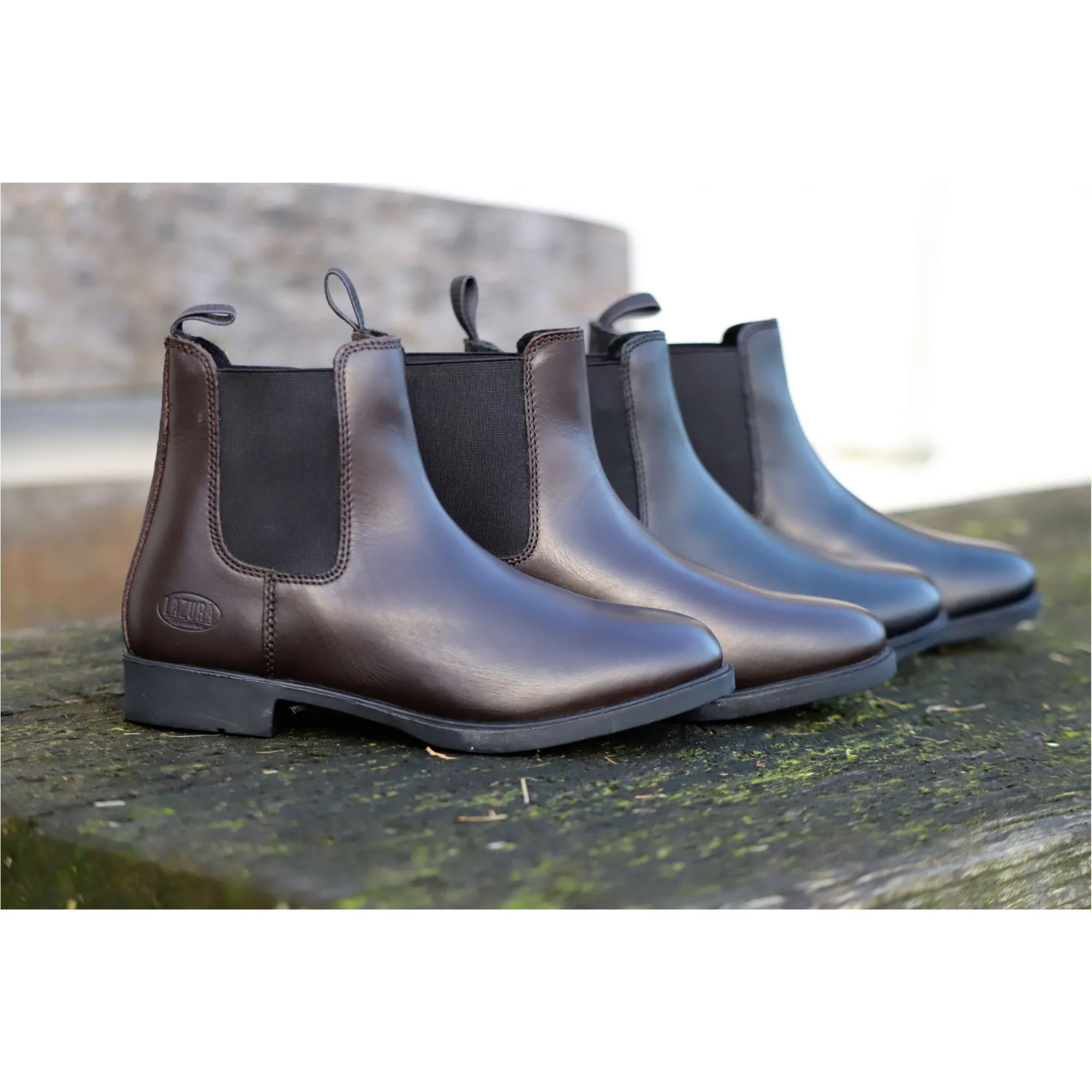 Jodhpur Reitstiefeletten CLASSIC Echtleder braun