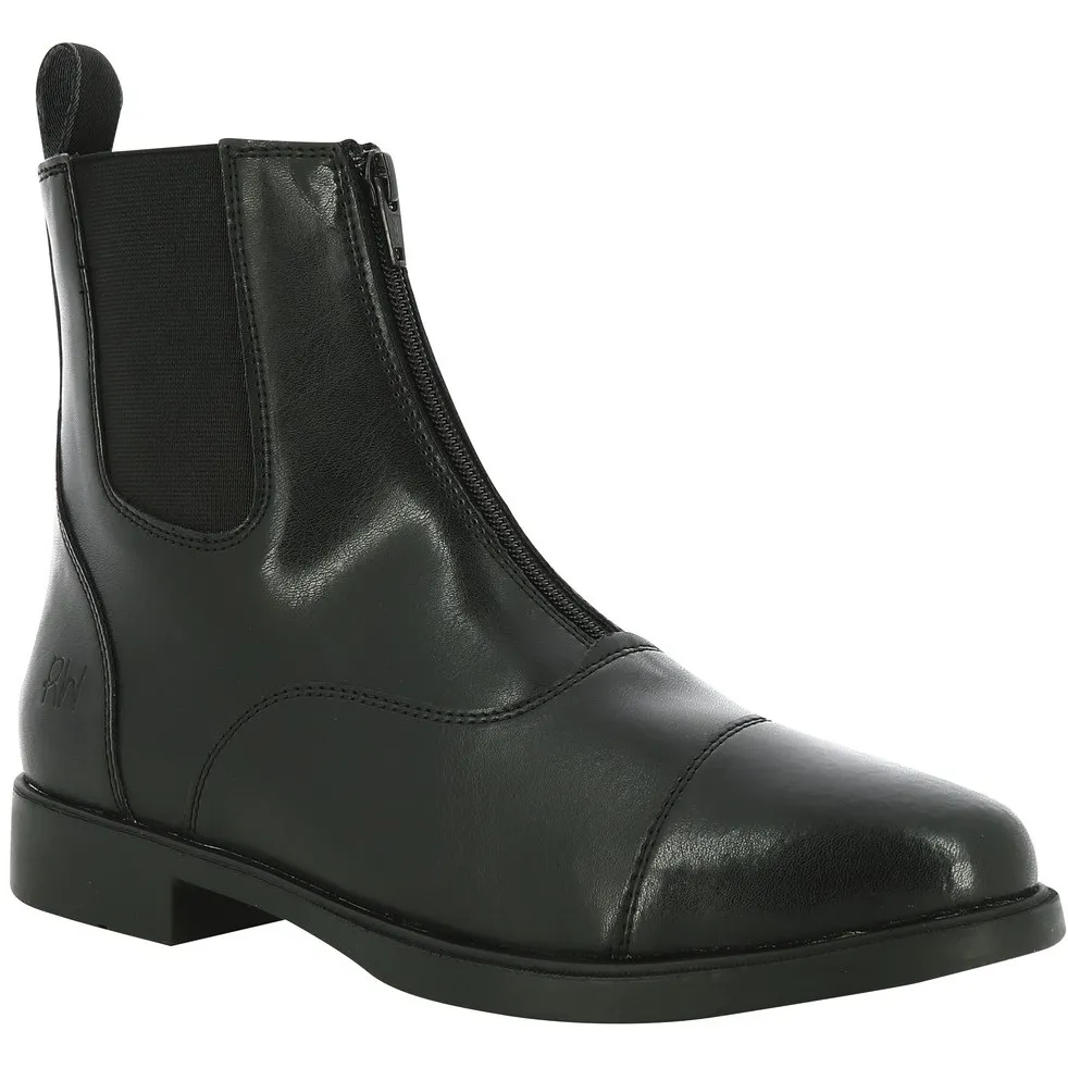 Kinder Jodhpur Reitstiefeletten ZIP schwarz