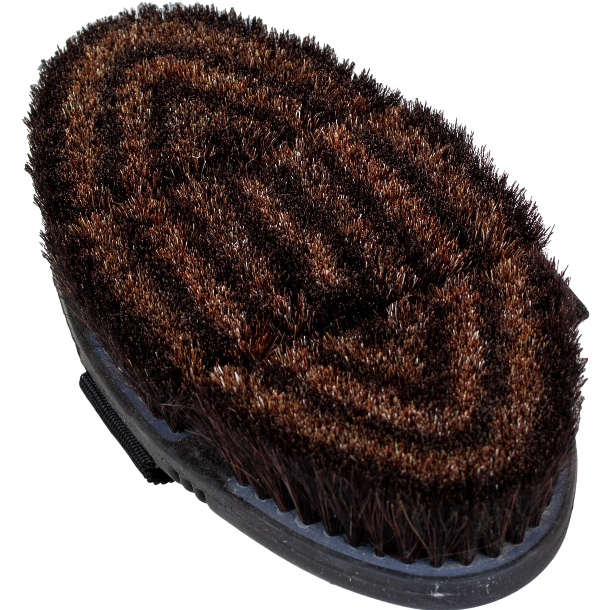 Kardätsche aus Rosshaar FLEX schwarz/grau