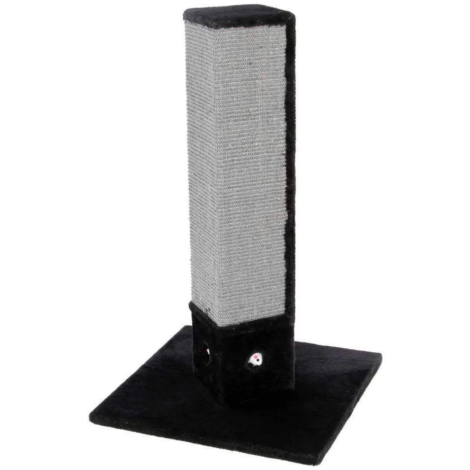 Kratzsäule 4-CORNER schwarz 48x48x80cm 
