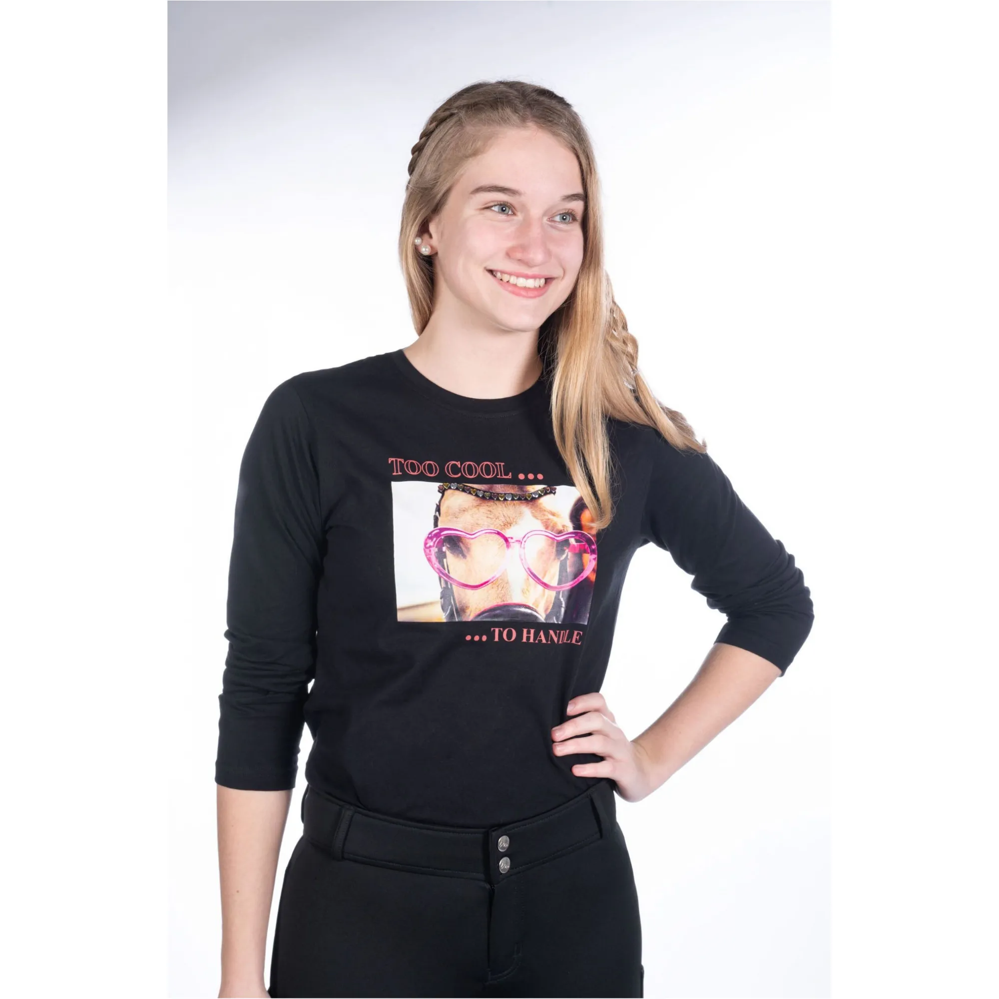 Kinder Langarmshirt RUBY FUN schwarz