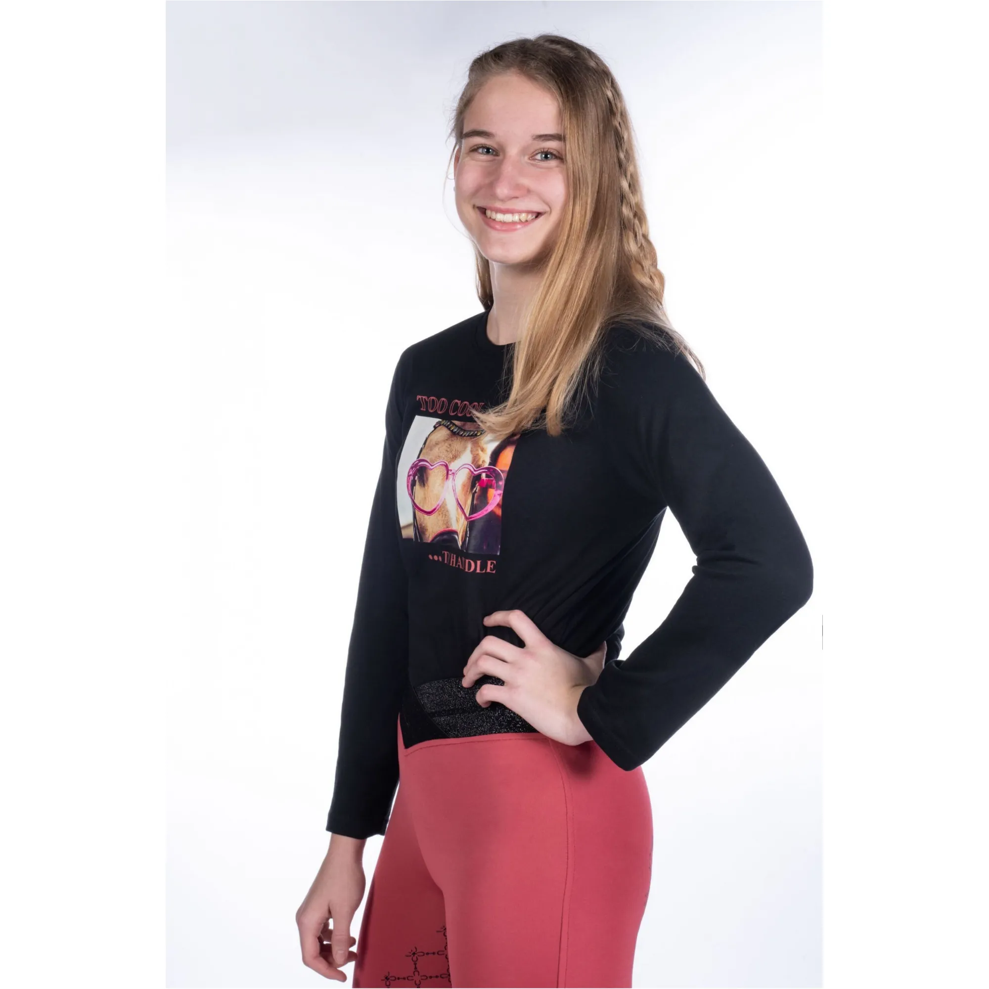 Kinder Langarmshirt RUBY FUN schwarz