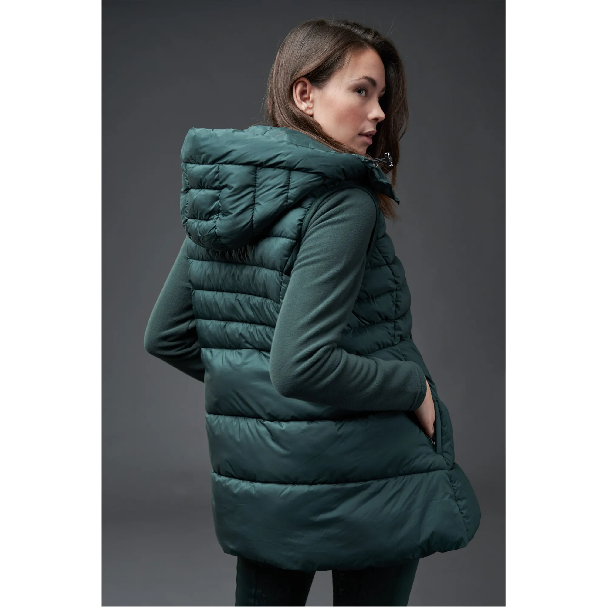 Damen Langweste JILL darkest spruce