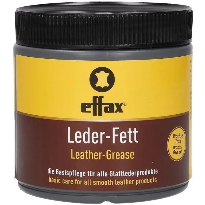 Leder-Fett schwarz 500ml
