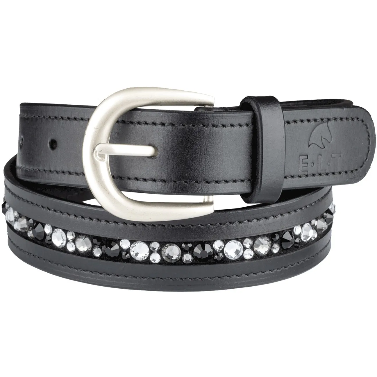 Damen Ledergürtel JEWEL schwarz