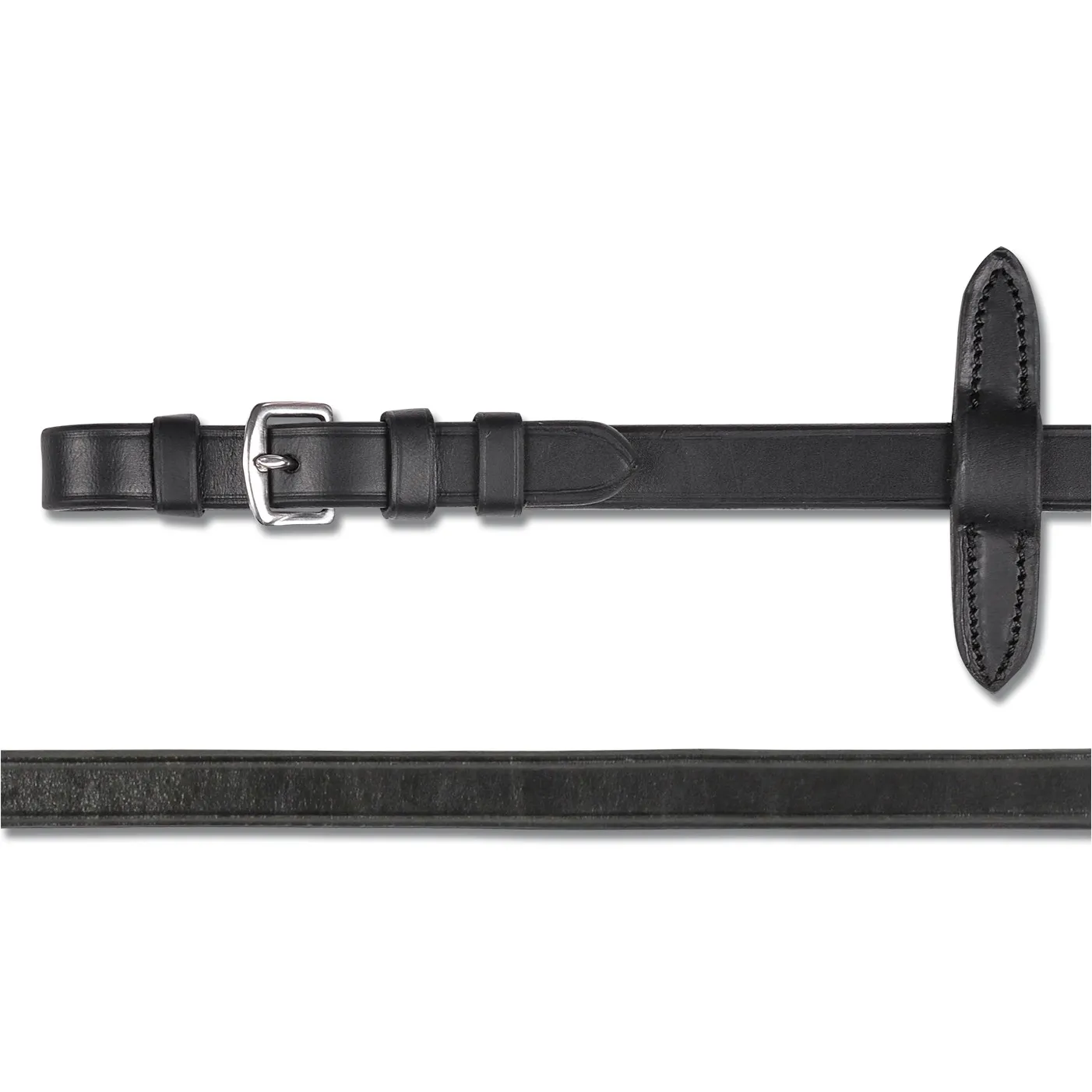 Lederzügel X-Line schwarz