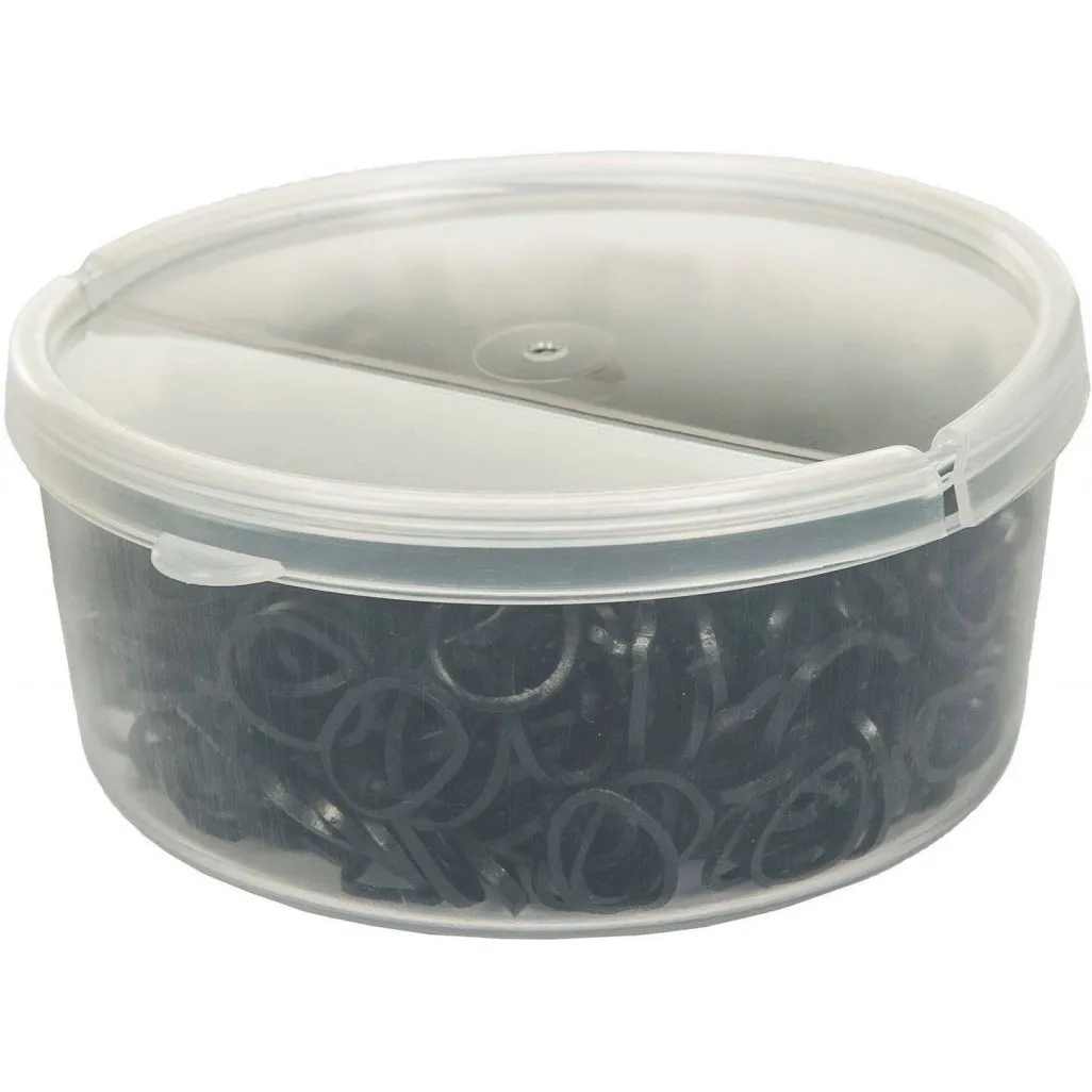 Mähnengummis (500 Stk.) in der Kunststoffbox schwarz