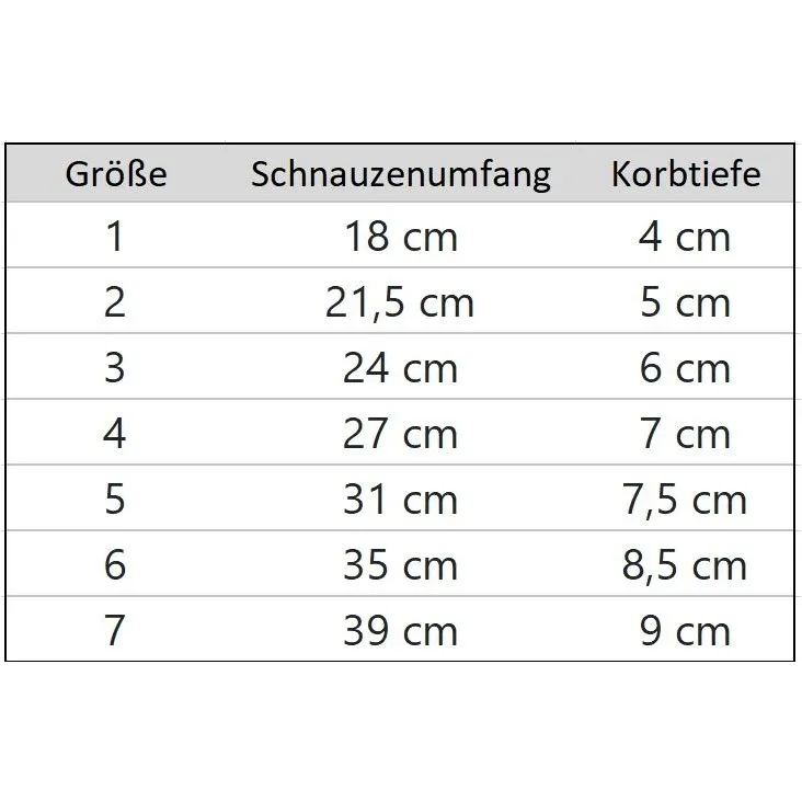 Maulkorb Kunststoff braun