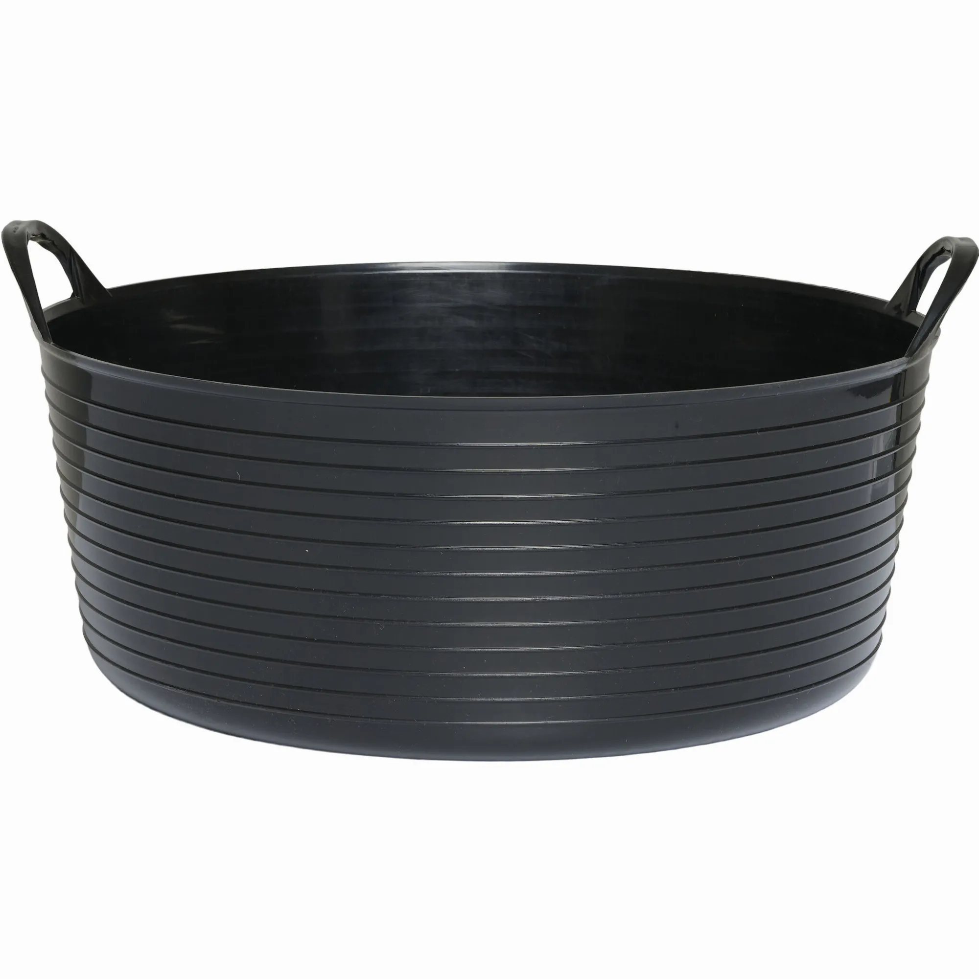 Niedriger Eimer schwarz 16L