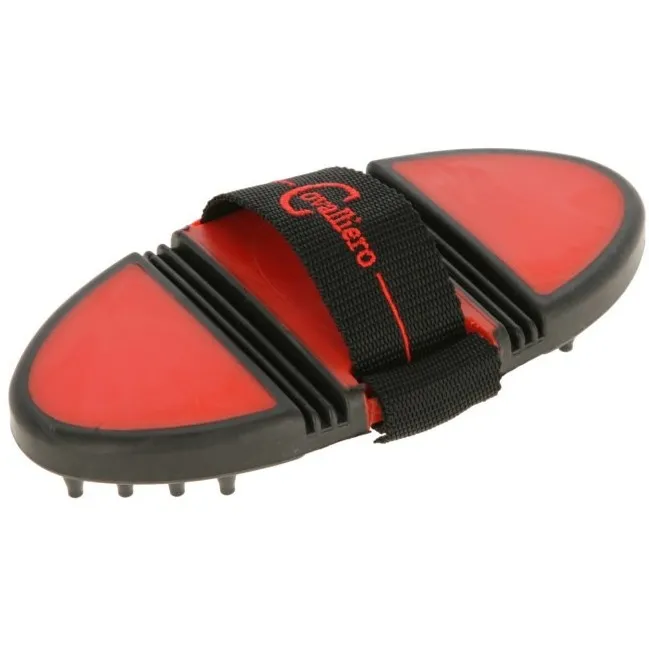 Noppenstriegel Flex3 rot/schwarz